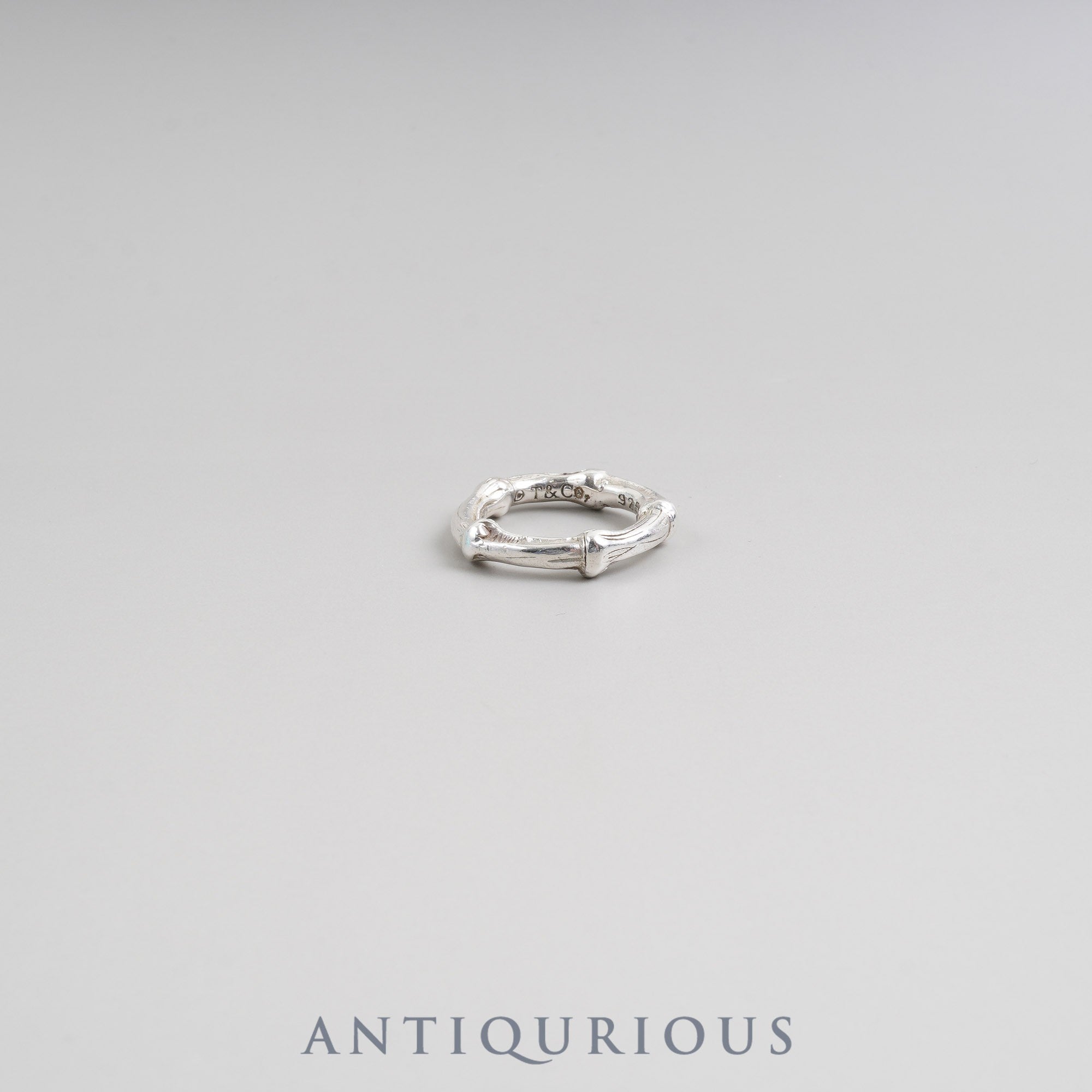 ティファニー リング バンブー スターリングシルバー 約10号