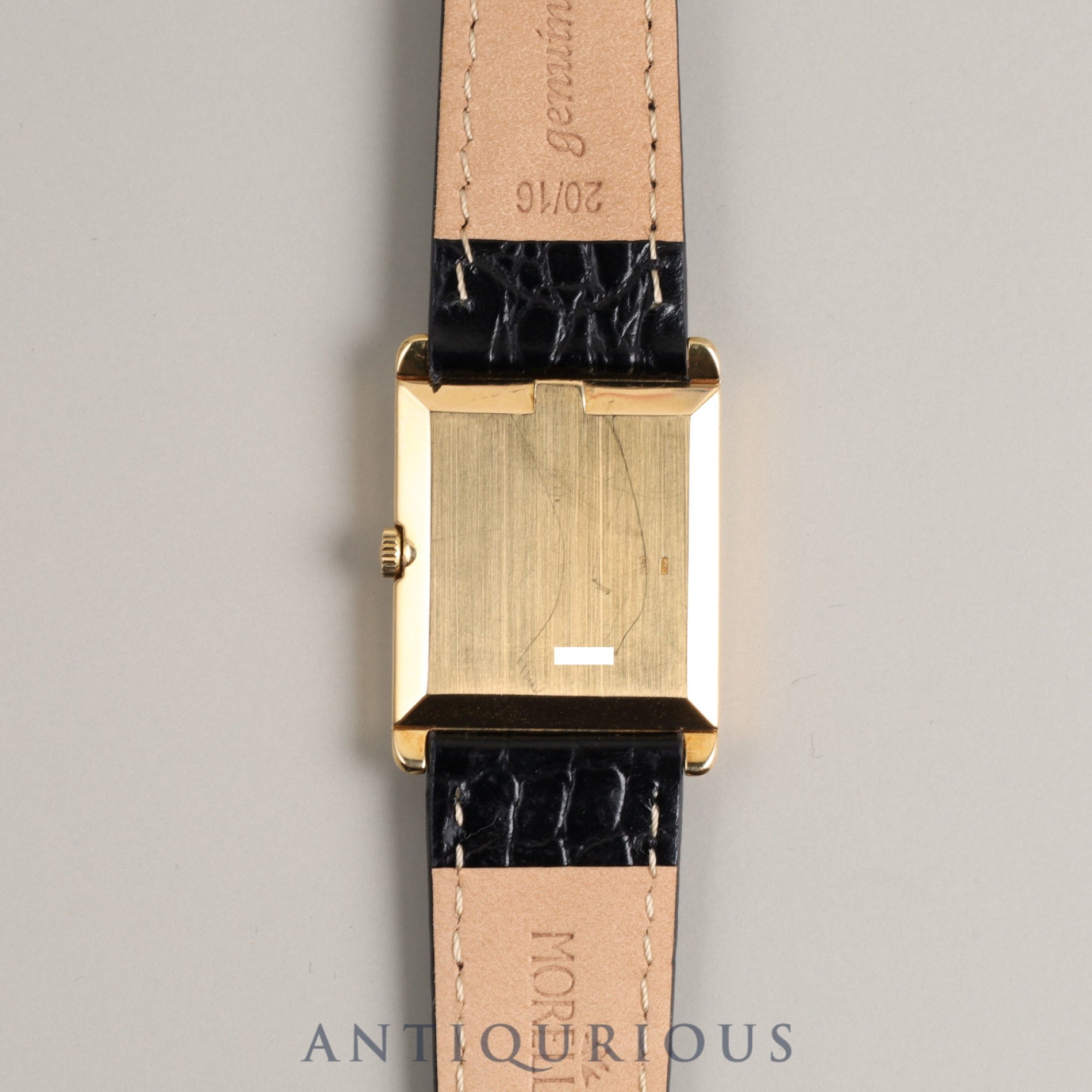 ロレックス チェリーニ 4105 手巻き Cal.1600 YG 革 純正尾錠(GP)ゴールド文字盤 4番(1976年)