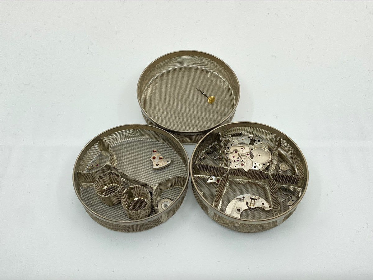 ロンジン ラウンドスモールセコンド 2033P 手巻き Cal.23Z K14YG 革 社外尾錠(GP) シルバー×ゴールド文字盤 オーバーホール済み