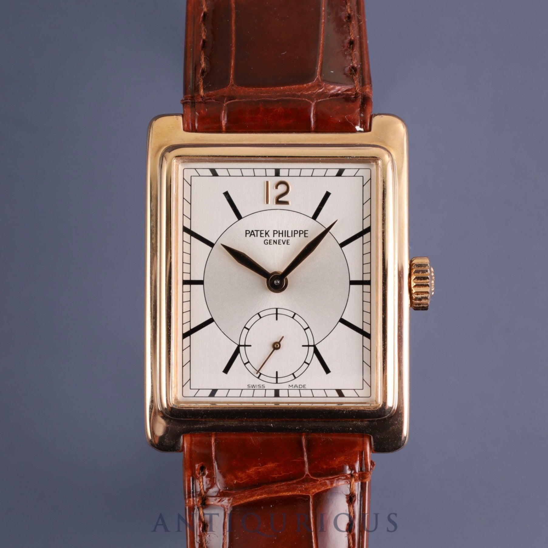 Patek Philippe Gondolo 5010R-001 Manual winding Cal.215 750 Genuine leather strap Genuine buckle (750) Silver dial Box Storage bag Overhauled