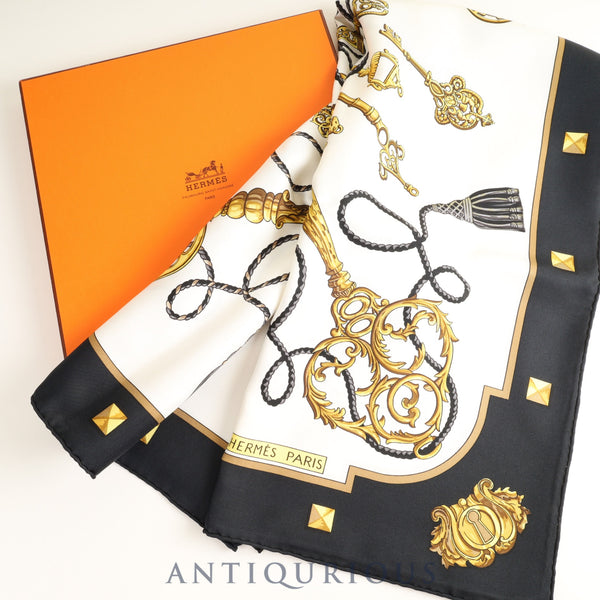 Hermes scarf Carré 90 LES CLES key box SILK100%