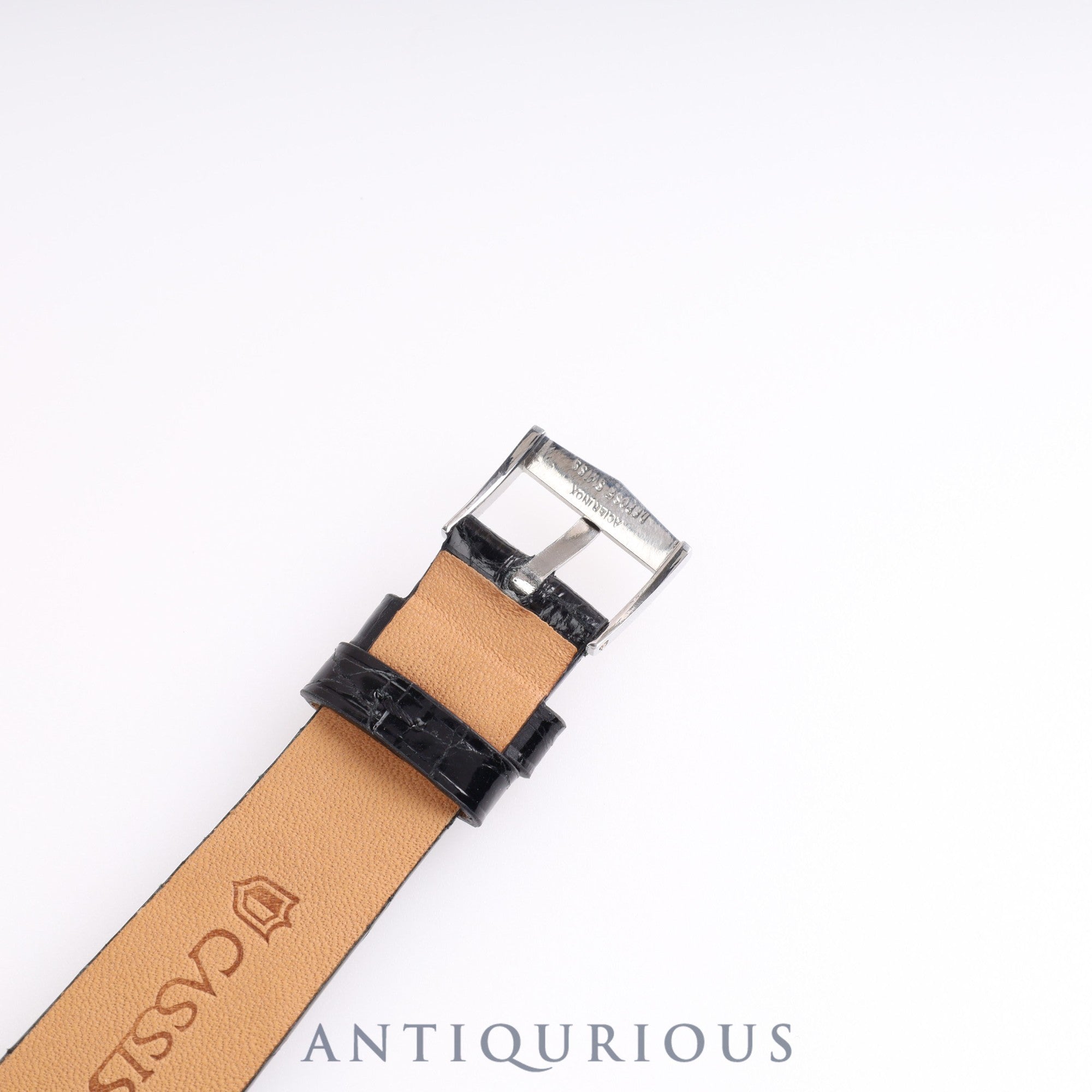 Audemars Piguet Rectangular 4249 Manual Winding Cal.2080 SS Leather Blue Dial