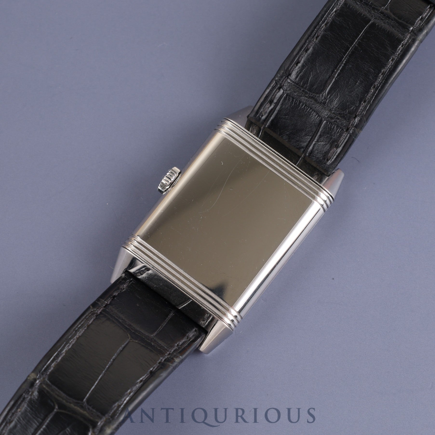 Jaeger-LeCoultre Reverso Classic Large Small Second Q3858520 / 214.8.62 Manual winding Cal.822/2 SS Leather Genuine buckle (SS) Silver dial Box Warranty (2018)