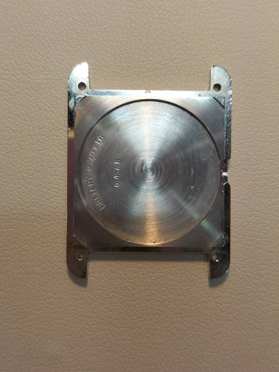 Cartier Must Tank LM 681006 Quartz Cal.81 SV925 Leather Genuine Buckle (SS) White Roman Dial Overhauled