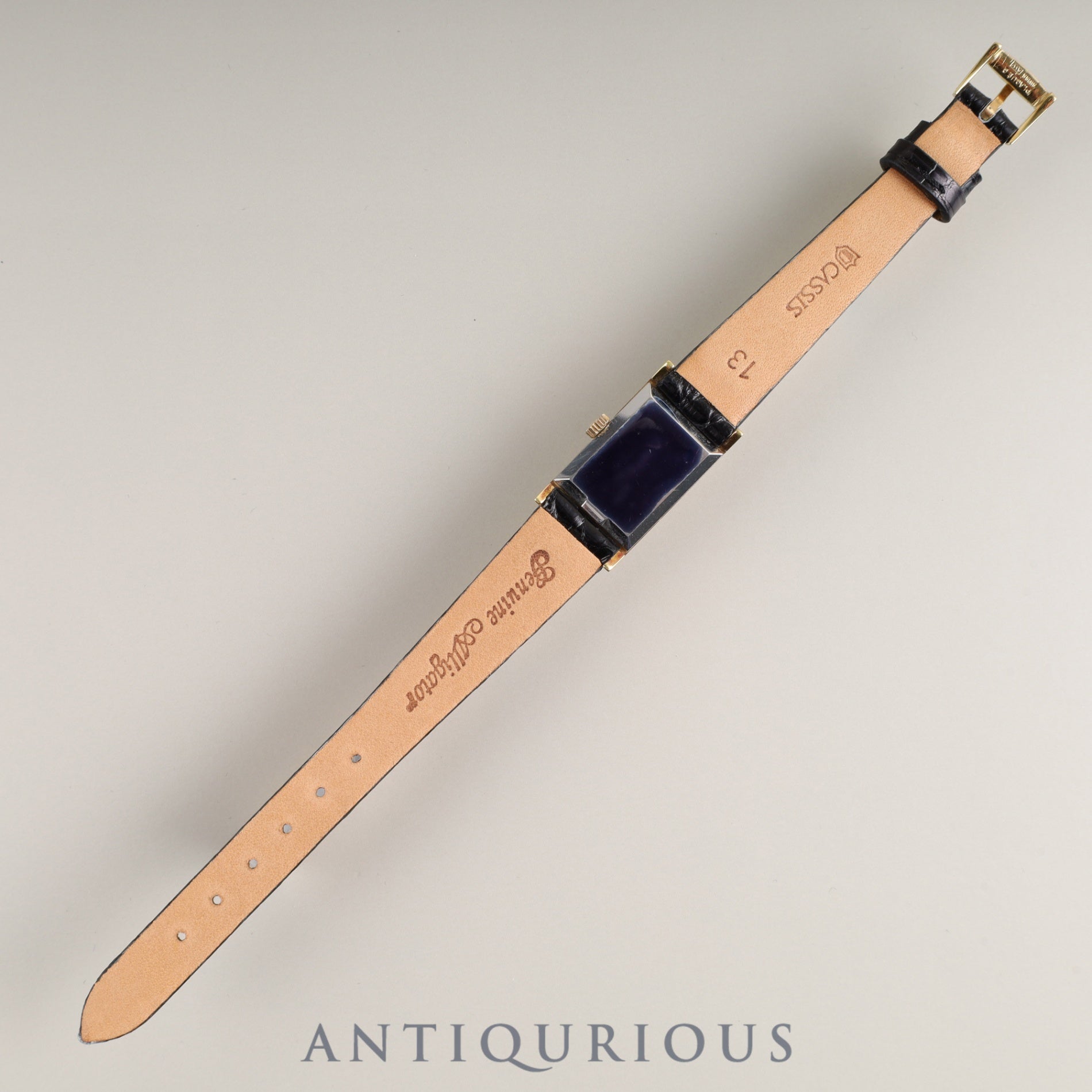 オメガ ジュネーブ 手巻き GP 革 純正尾錠(GP)ゴールド文字盤 オーバーホール済み