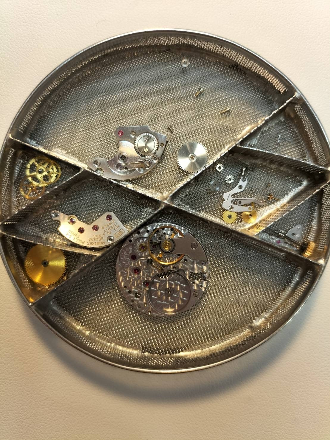 ロレックス チェリーニ 5112 手巻き Cal.1601 750 革 純正尾錠(750) ホワイトローマン文字盤 32mm E番(1990~1991年) オーバーホール済み