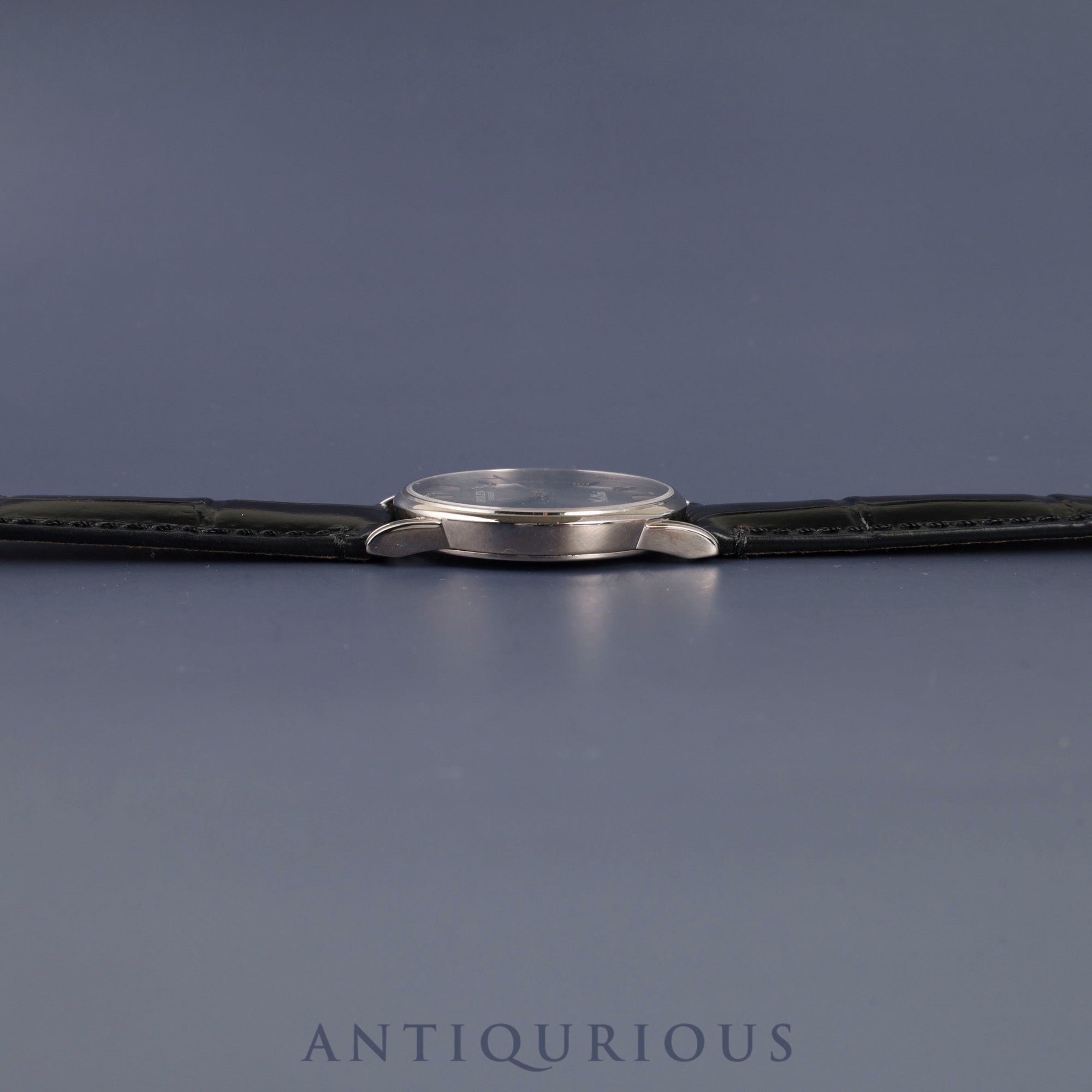 ロレックス チェリーニ 5116/9 手巻き Cal.1602 750 革 純正尾錠(750) グレーローマン文字盤 箱 保証書(2011年) オーバーホール済み