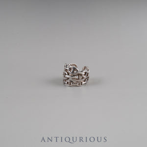 Hermes Ring Chaine d'Ancre Enchaine GM SV925 #59
