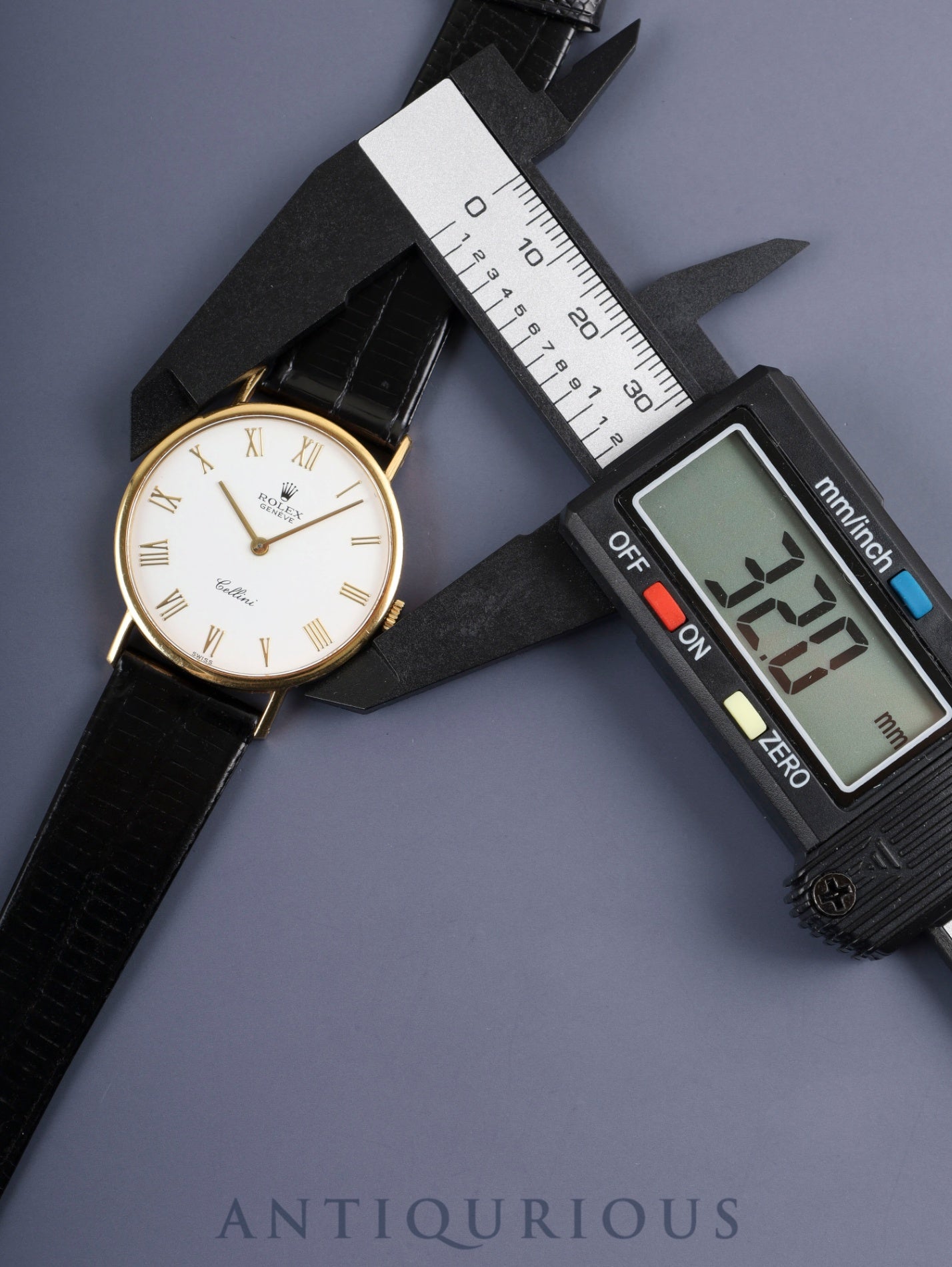 ロレックス チェリーニ 5112 手巻き Cal.1601 750 革 純正尾錠(GP) ホワイト文字盤 L番台(1989年~1990年)オーバーホール済み