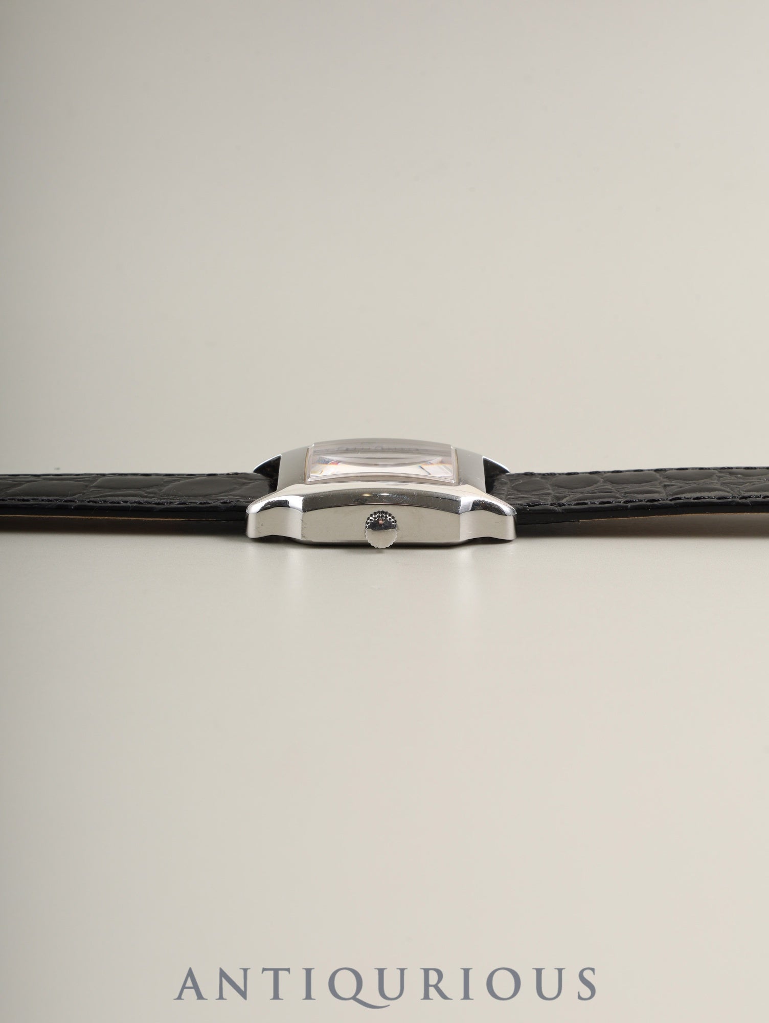 ダンヒル センテナリー 手巻き SS 革 純正尾錠(SS)シルバー文字盤 オーバーホール済み