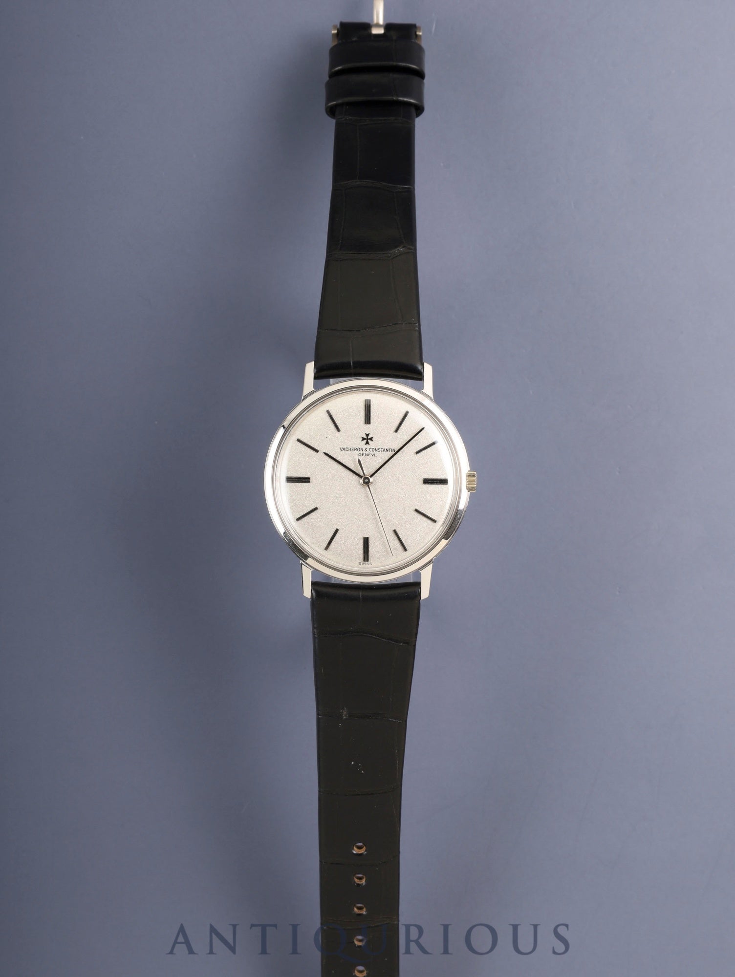 ヴァシュロン・コンスタンタン ラウンド 6903 手巻き Cal.1002/2 750WG 純正革ベルト 純正ピンバックル(750WG)シルバー文字盤(V&C)保証書(1973年)アーカイヴ(2020年発行)スケルトン裏蓋 オーバーホール済み