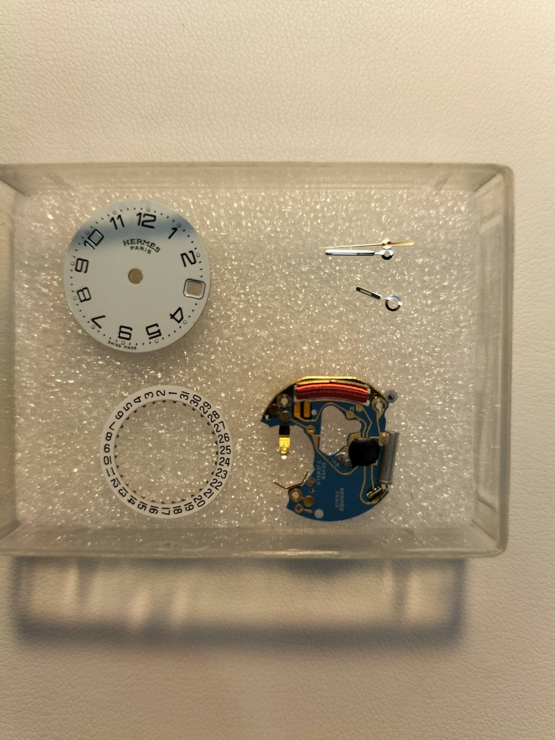エルメス クリッパー CL4.210 クォーツ SS SS ホワイト文字盤 箱 冊子 保証書(2005年)オーバーホール済み