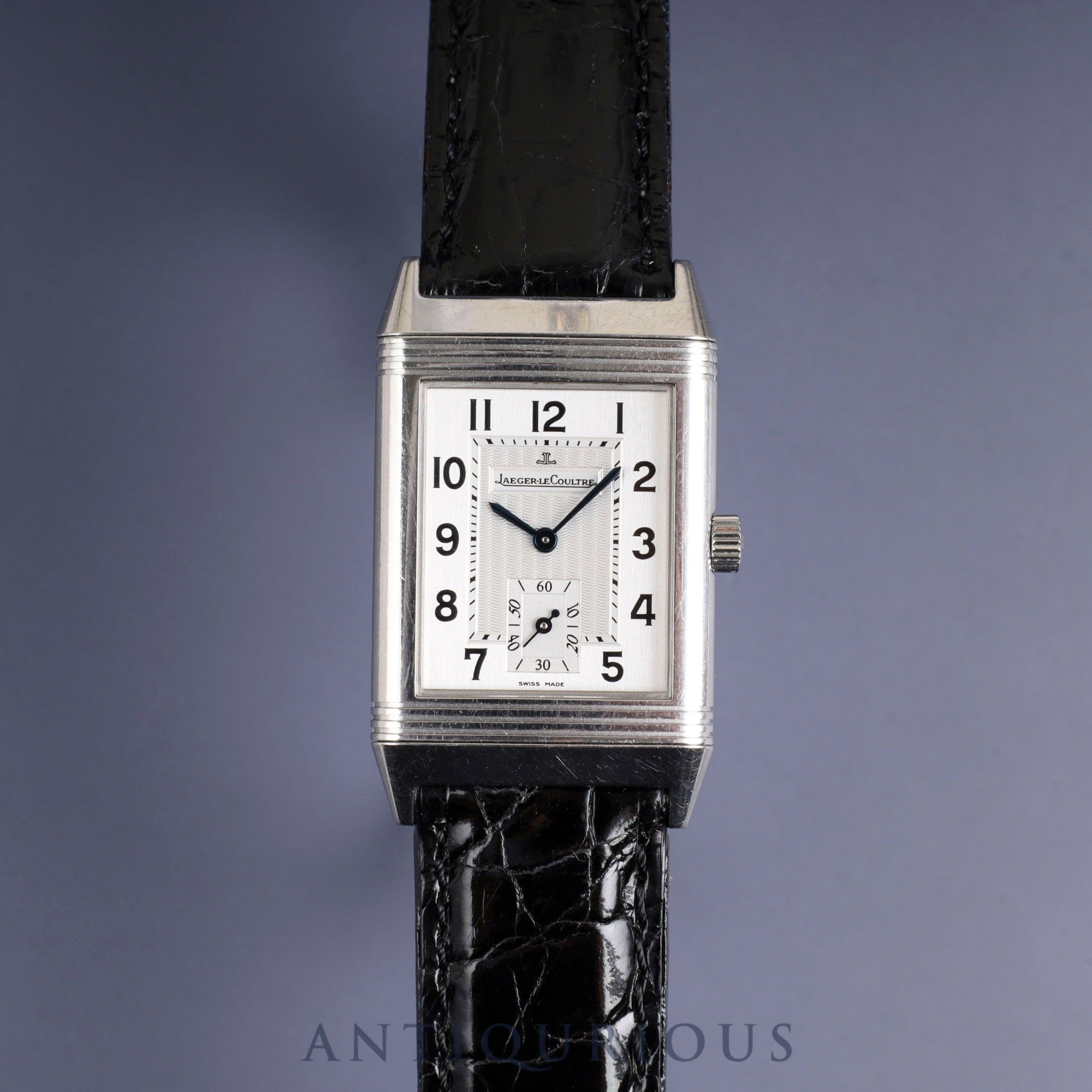 Jaeger-LeCoultre Reverso Classic 252.8.71 Manual winding Cal.861 SS Leather Genuine buckle (SS) Silver dial Box Warranty (2005) Booklet Overhauled