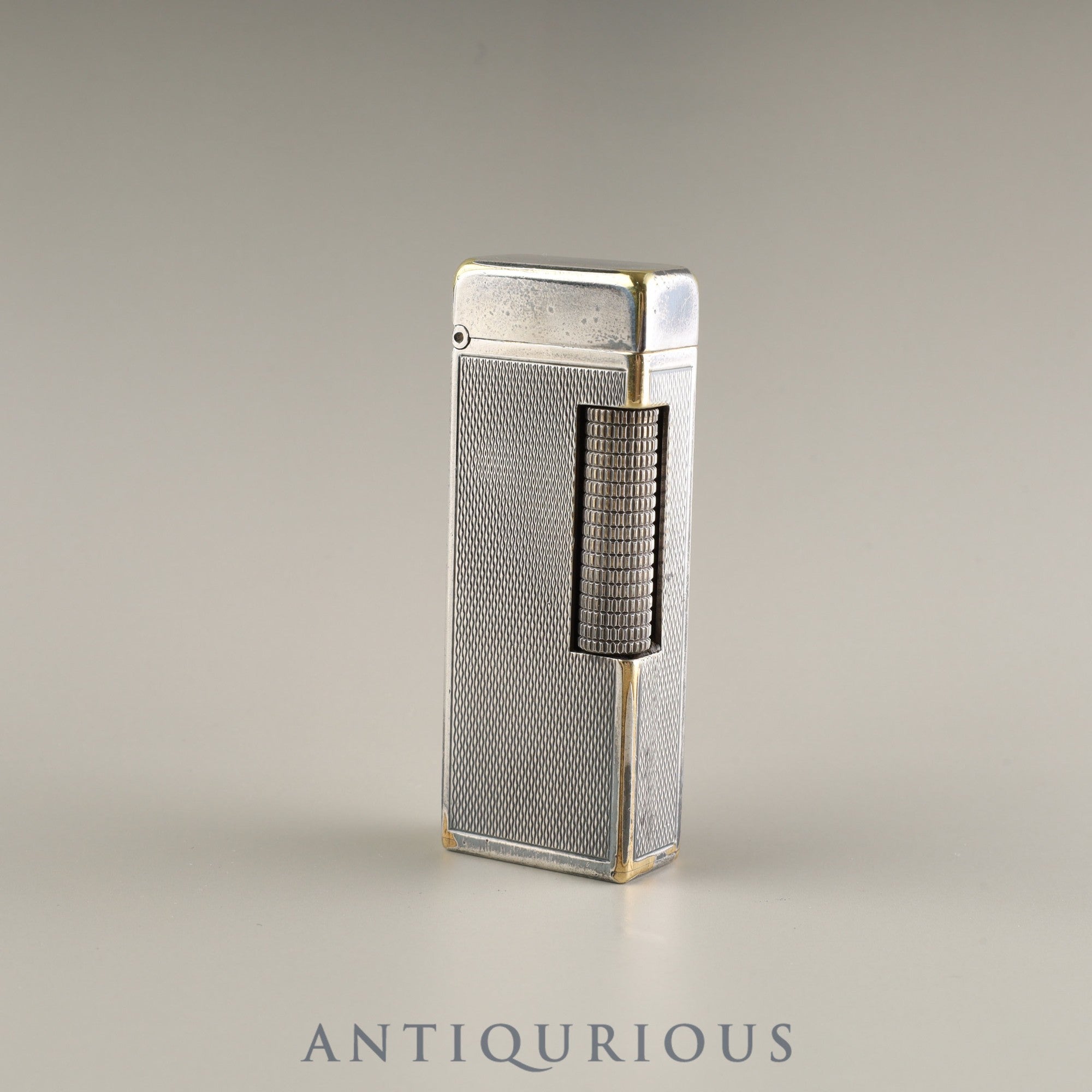 Dunhill Lighter Burley SS Mechanically Adjusted