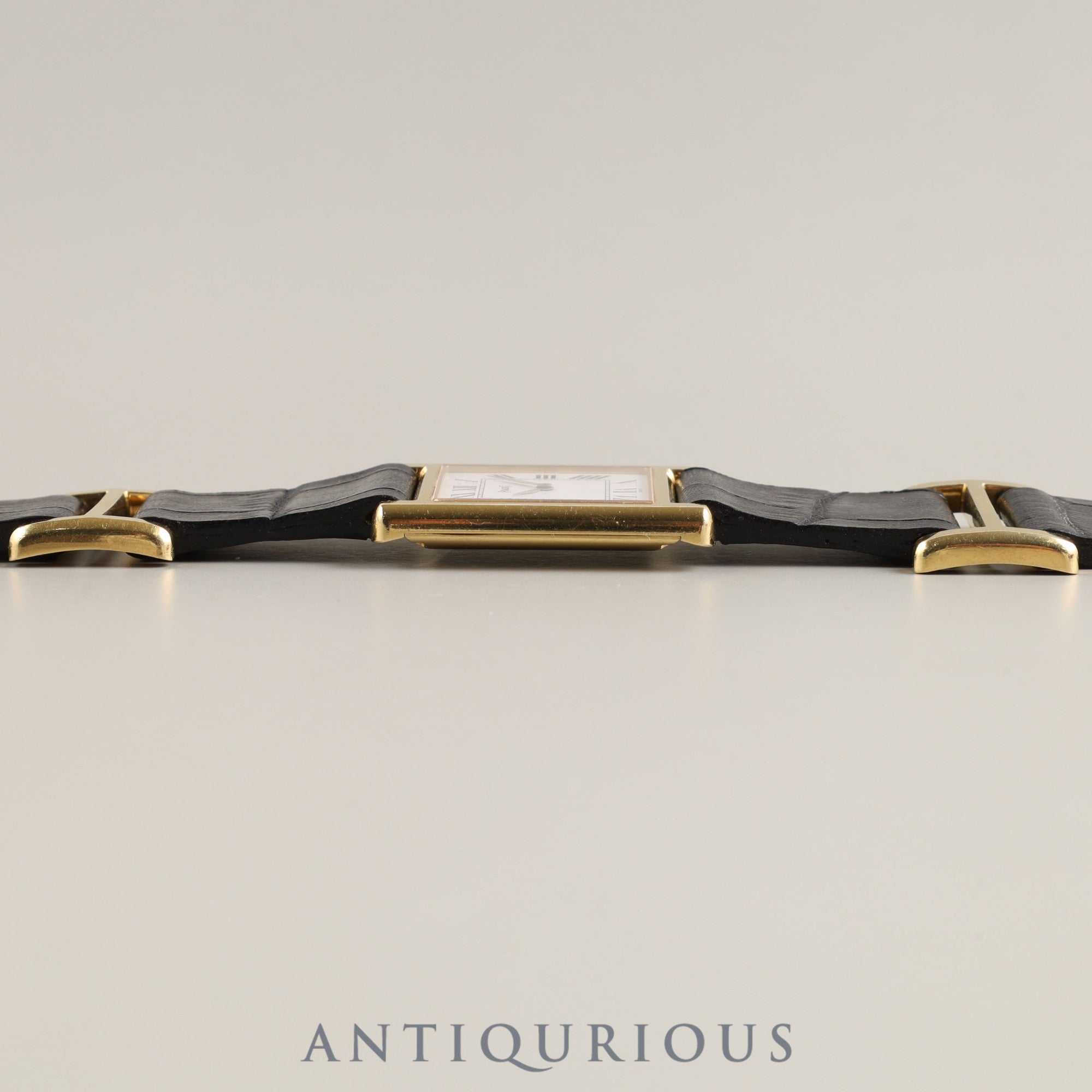 Piaget Tradition 90802D Manual winding Cal.9P2 YG Leather Genuine buckle (750) White dial Overhauled