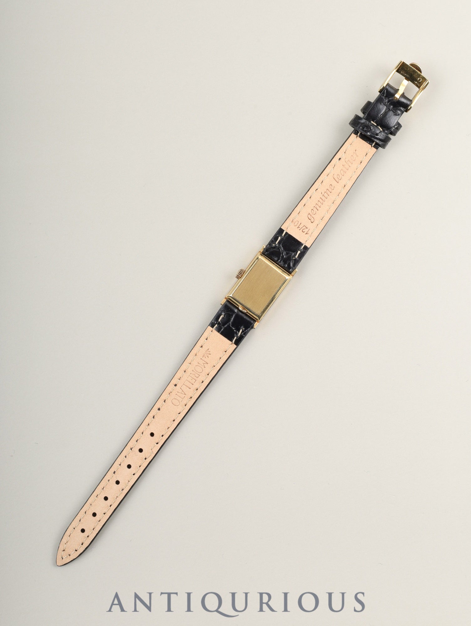 Omega De Ville 5110212 Manual Winding Caliber 485 750YG Leather Strap Genuine Buckle (GP) Champagne Dial Overhauled