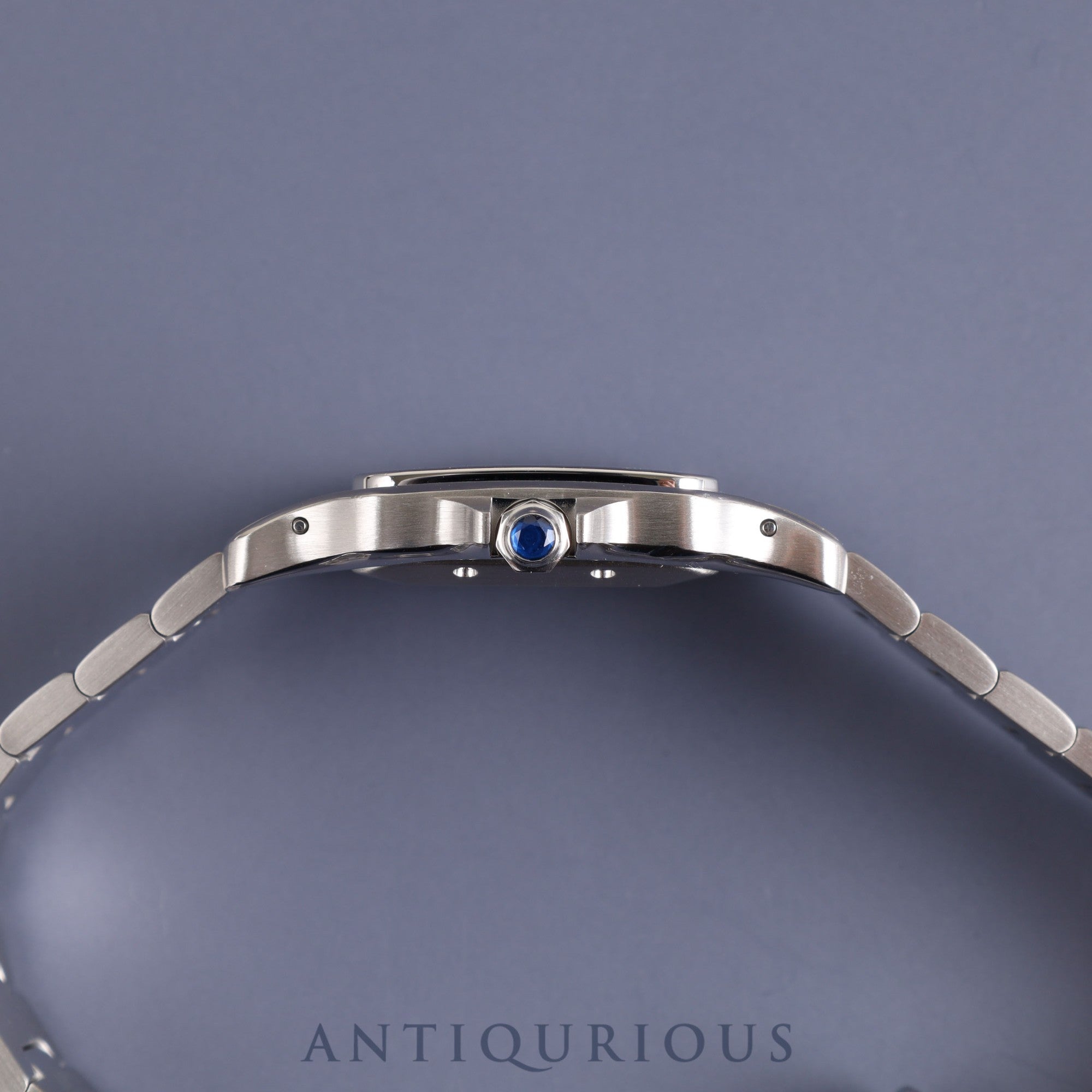 カルティエ サントス ガルベ LM W20040D6/2319 自動巻き SS シルバーギョーシェ文字盤 カルティエブティックにてコンプリートサービス(フルメンテナンス)済み