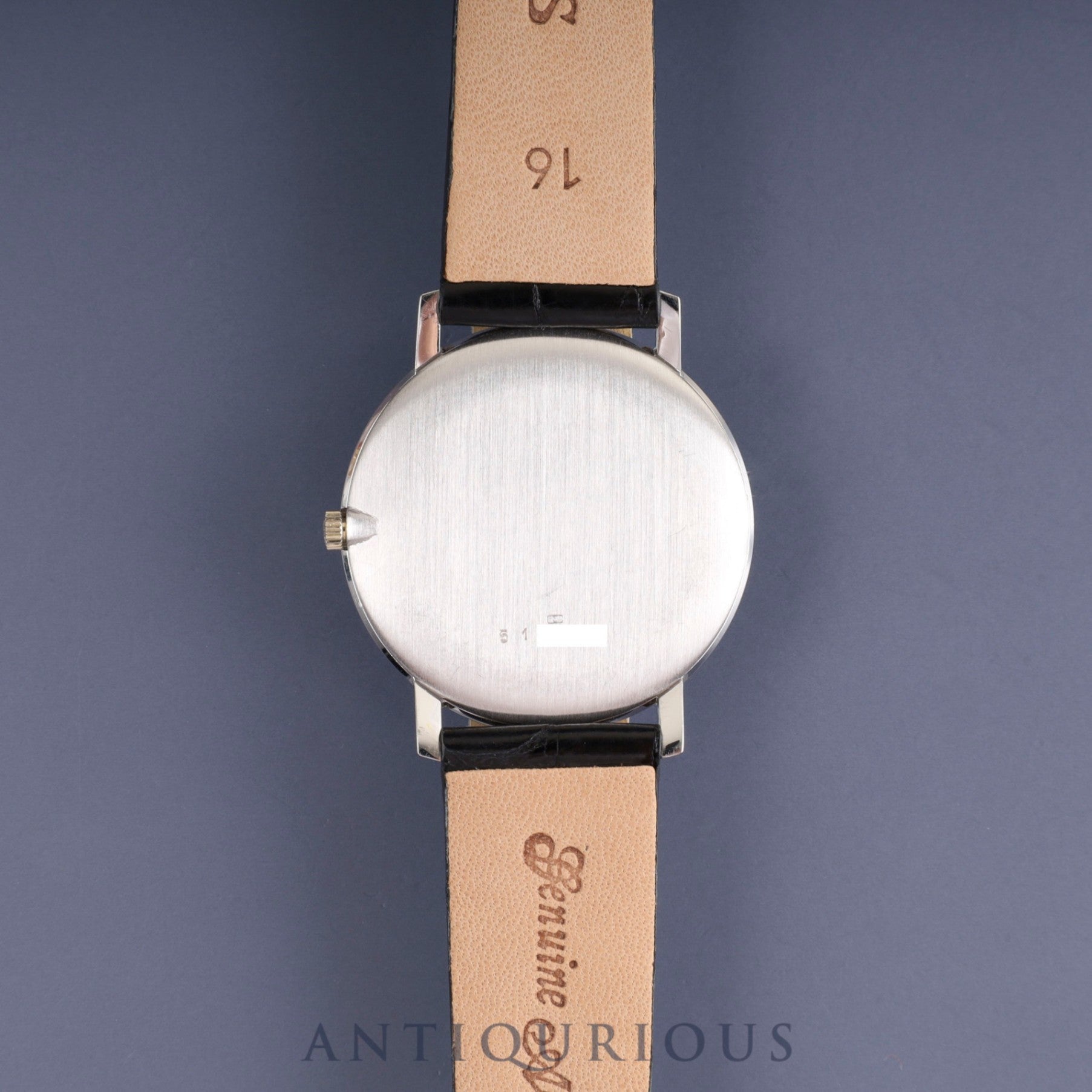 ヴァシュロン・コンスタンタン ラウンド 7243P 手巻き Cal.1003/1 750 革 純正尾錠(750)ホワイト文字盤 オーバーホール済み