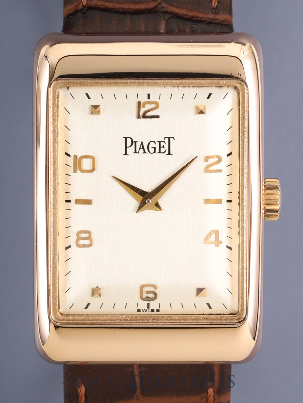 Piaget Altiplano 9952, Manual Wind, Cal. 9P2, 18K Pink Gold, Leather strap with original pin buckle (18K Pink Gold), Champagne dial with stylized Arabic numerals (SWISS signed), overhauled.