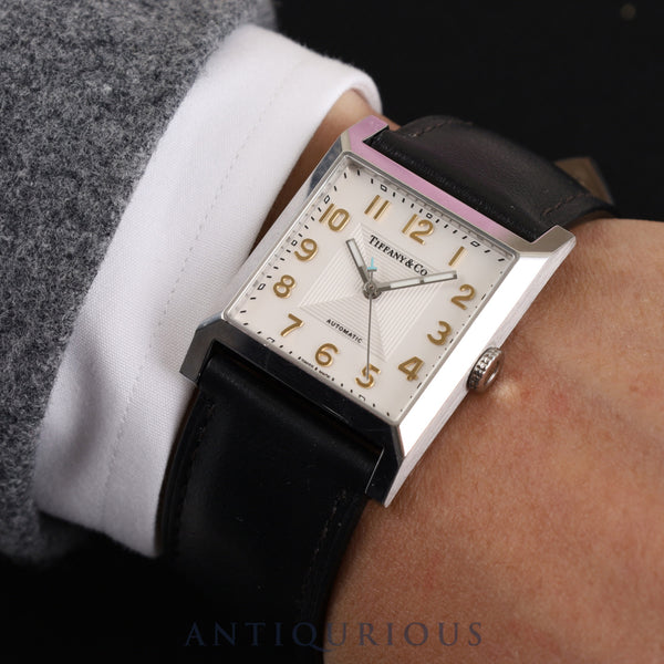 ティファニー メイカーズ スクエア 1837 67460618 自動巻き Cal.1000-1 SS 純正革ベルト 純正バックル(SS)シルバー文字盤 保証書(2020年) 箱 オーバホール済み