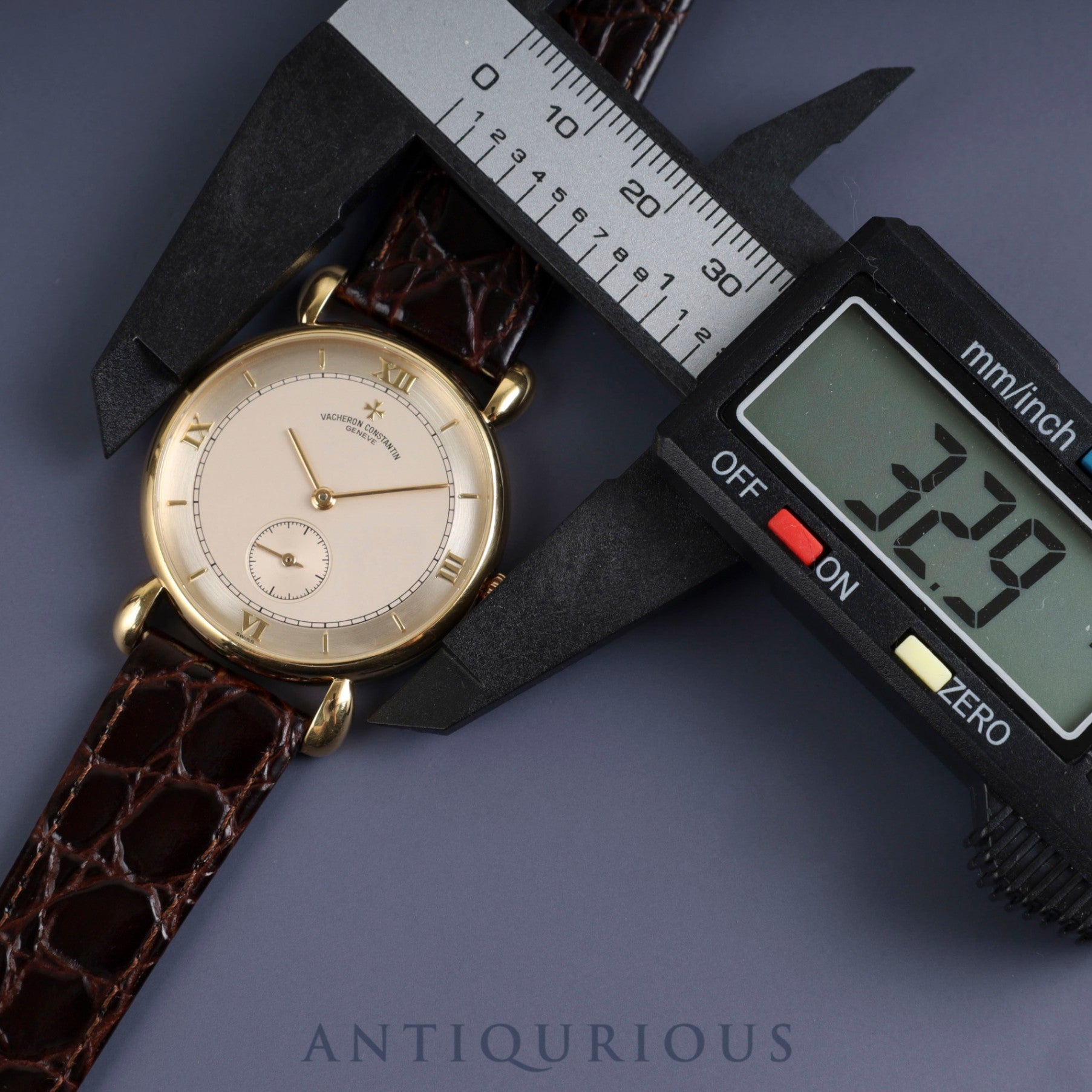 ヴァシュロン・コンスタンタン ヒストリカル ルネサンス 92084/000J-4 手巻き Cal.1014/1 750 革 純正尾錠(750)ゴールド文字盤 純正替えベルト オーバーホール済み