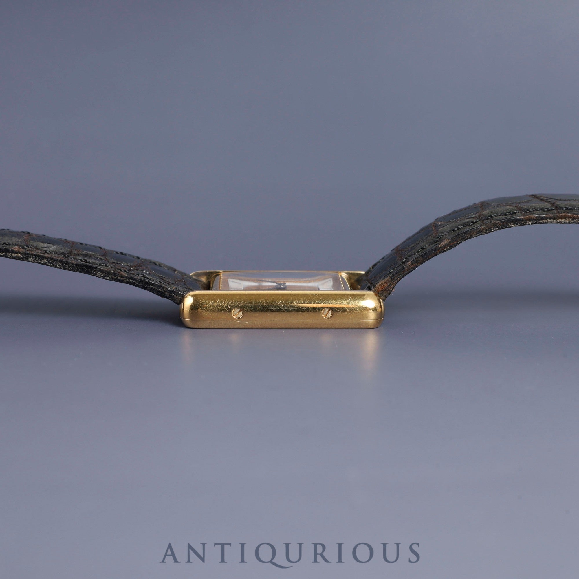 Cartier Must Tank SM 5057001 Quartz Cal.057 SV925 Genuine leather strap Genuine buckle (GP) Front Trinity dial Warranty card (no date) Overhauled