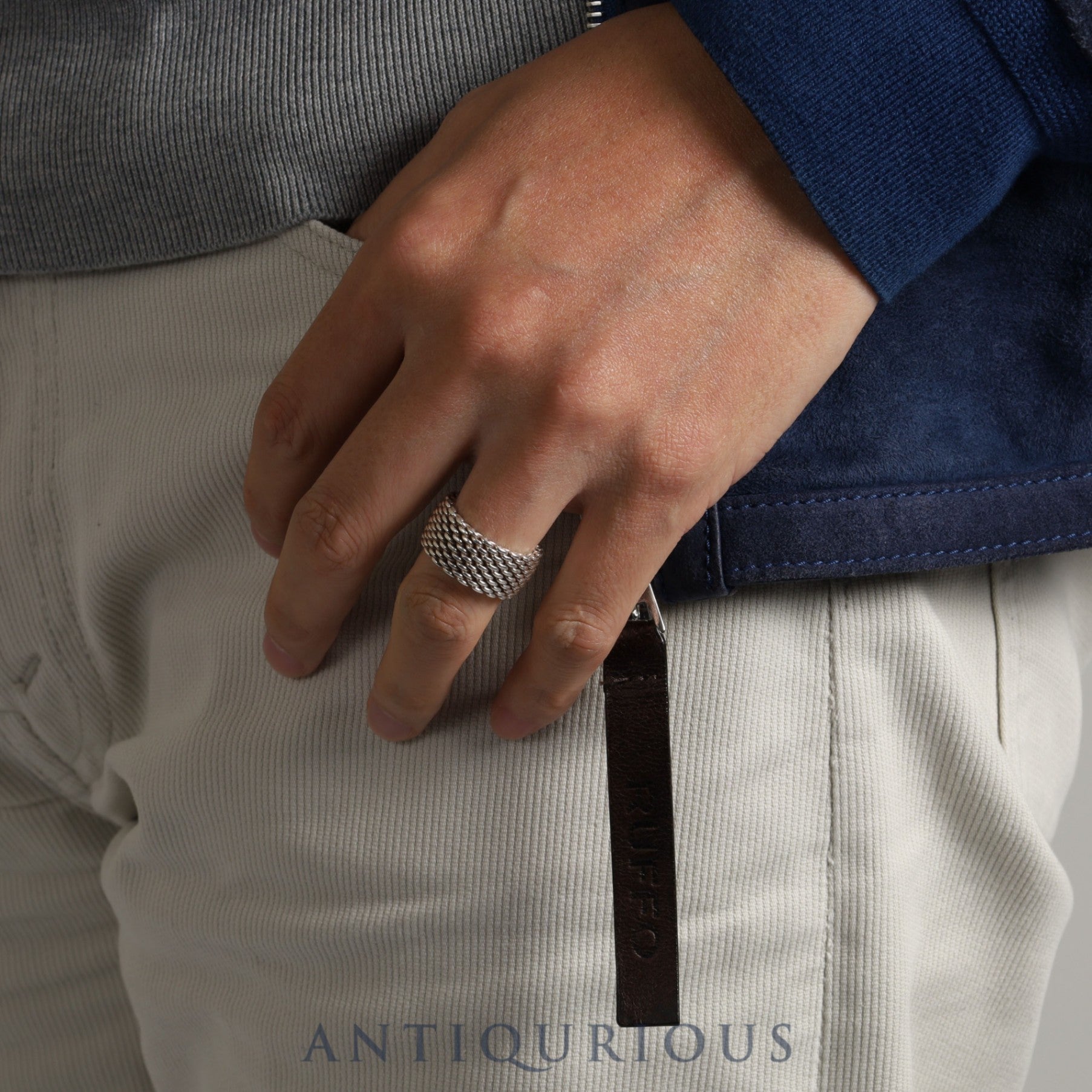 Tiffany ring Somerset SV925 size 12 with dust bag