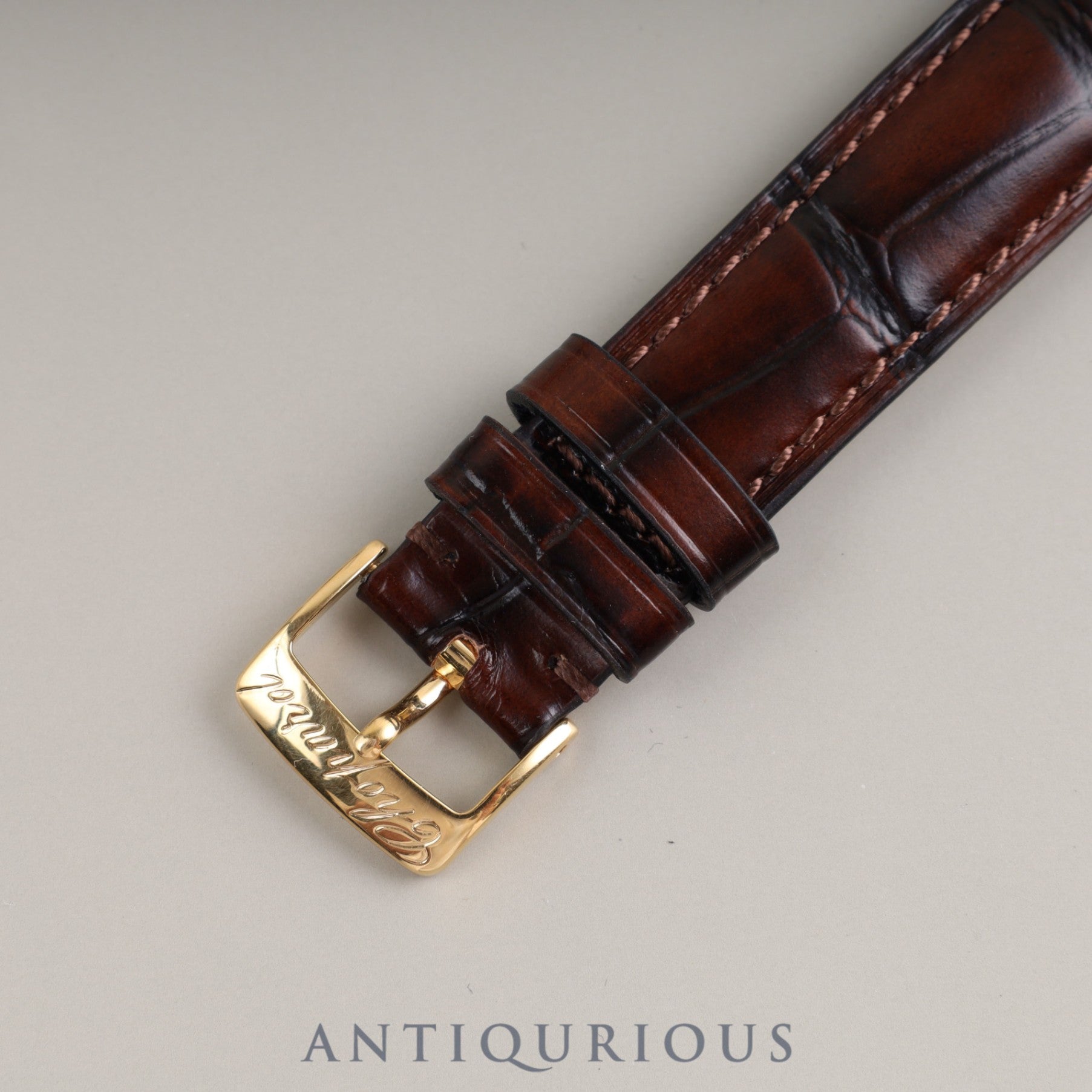 Chopard Classic 16/1229 135th Anniversary Model Automatic Cal.11.60 YG Leather Genuine Buckle (750) White Dial