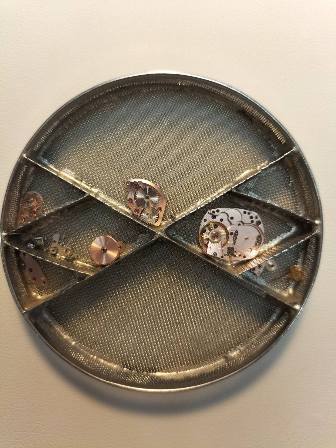 オメガ ジュネーブ 手巻き GP 革 純正尾錠(GP)ゴールド文字盤 オーバーホール済み