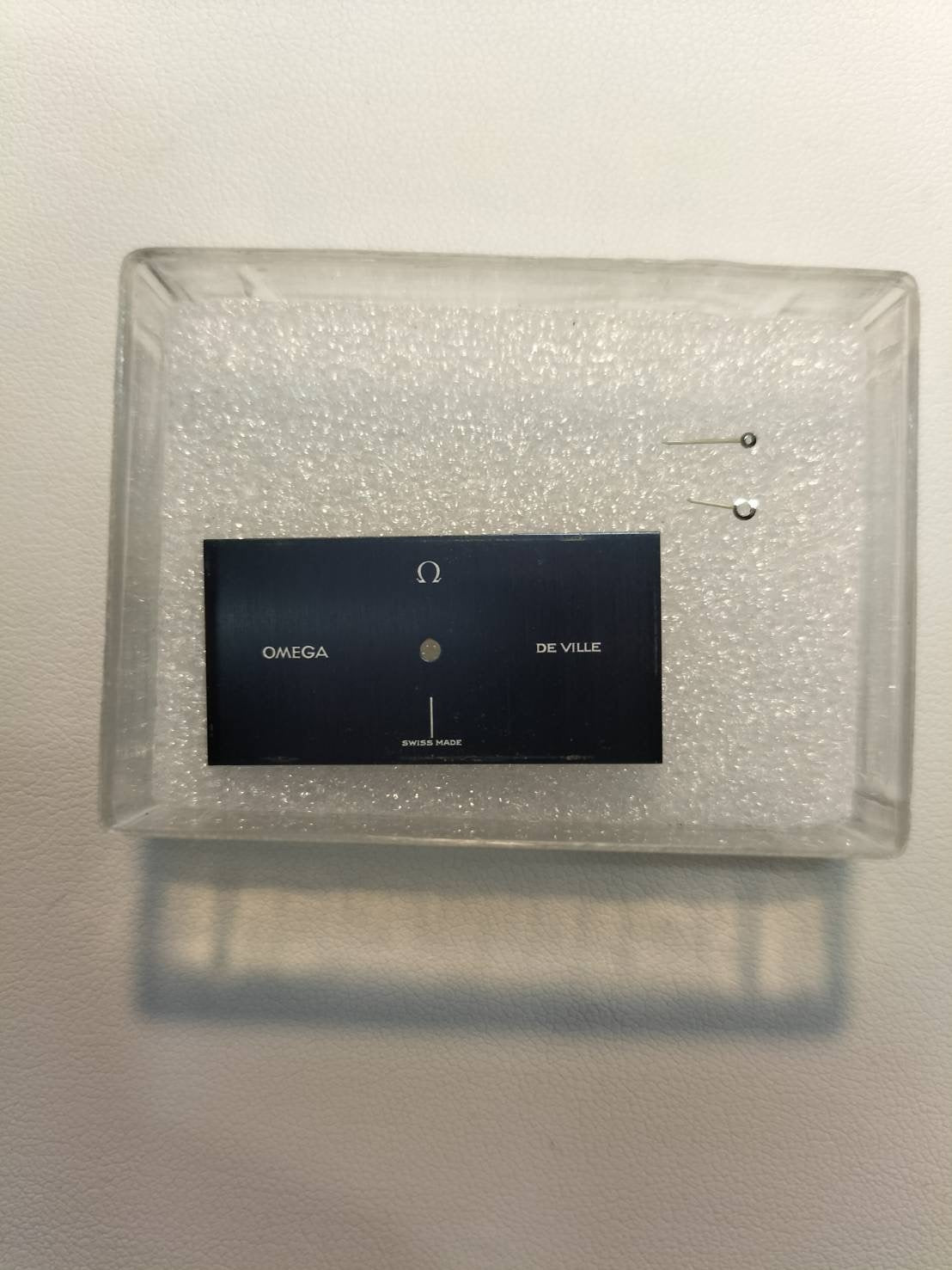 オメガ デ・ヴィル 5110383 手巻き Cal.620 SS 革 純正尾錠(SS) ネイビー文字盤 オーバーホール済み