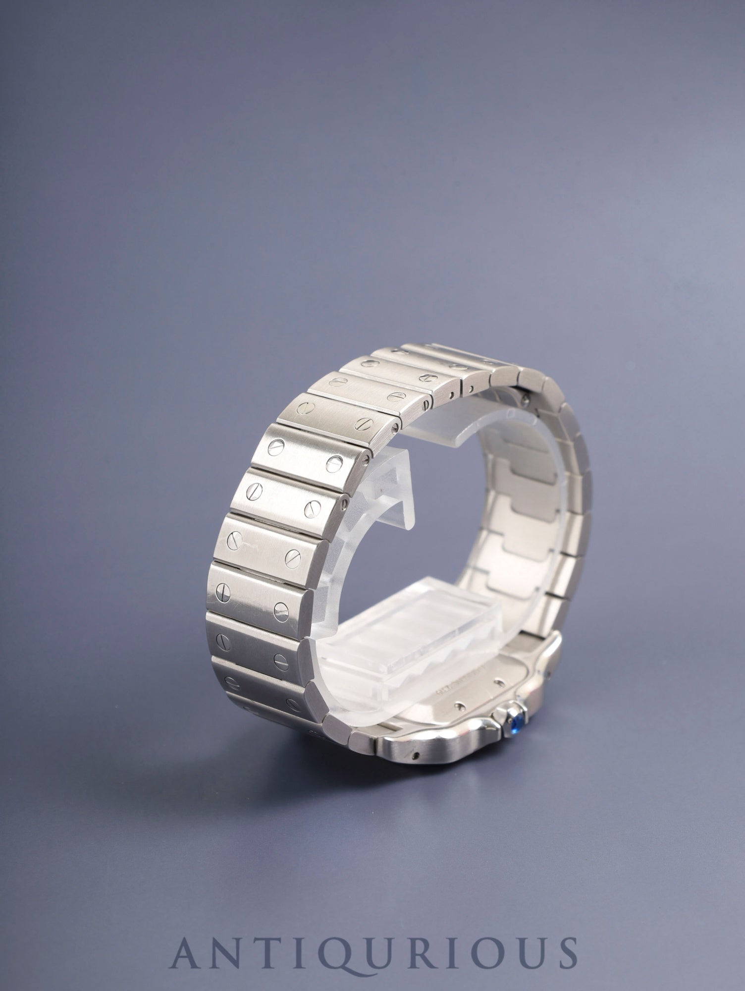 カルティエ サントス ガルベ LM W20040D6 / 2319 自動巻き Cal.ETA2000-1 SS SS シルバーギョーシェ文字盤 箱 オーバーホール済み