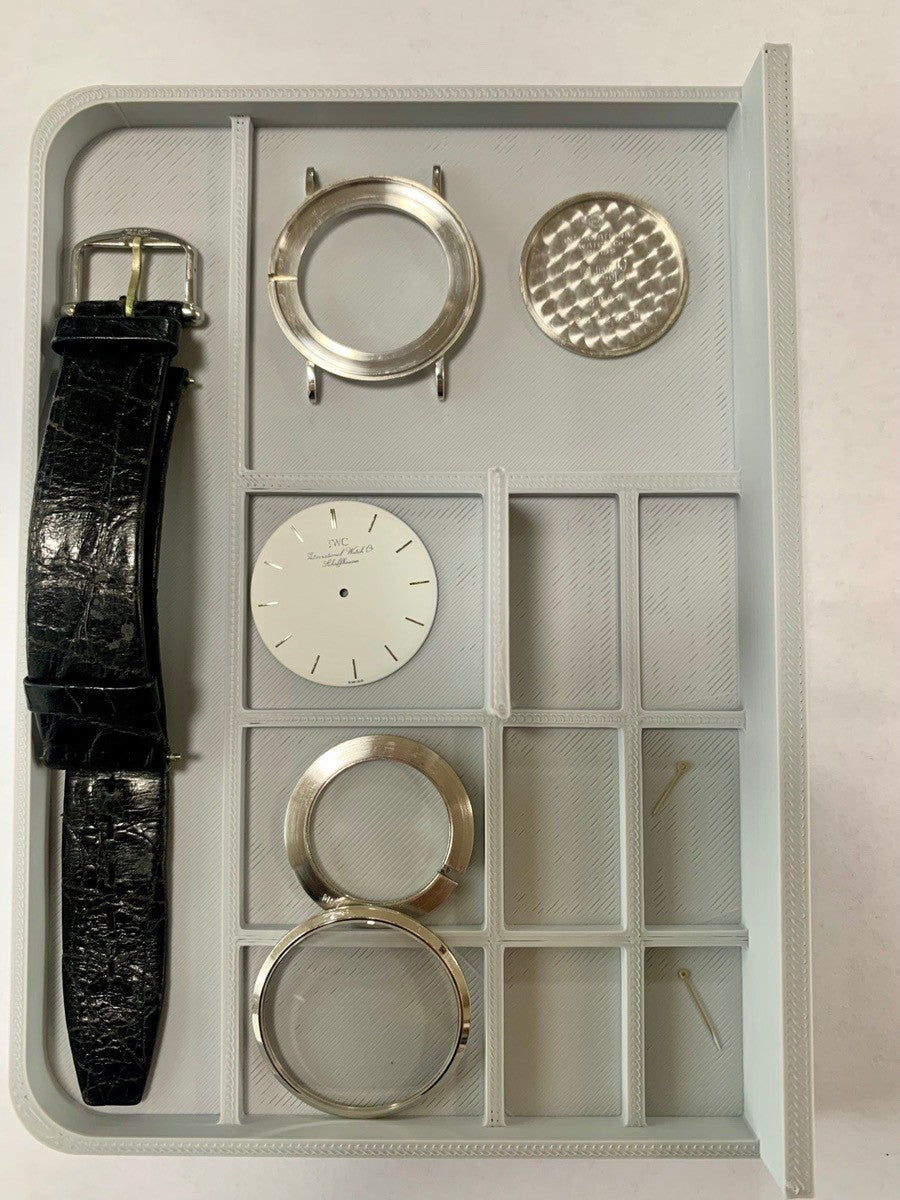 IWC ポートフィノ IW200807 手巻き 750 革 純正尾錠 (SS)ホワイト文字盤 オーバーホール済み アイダブリュシー