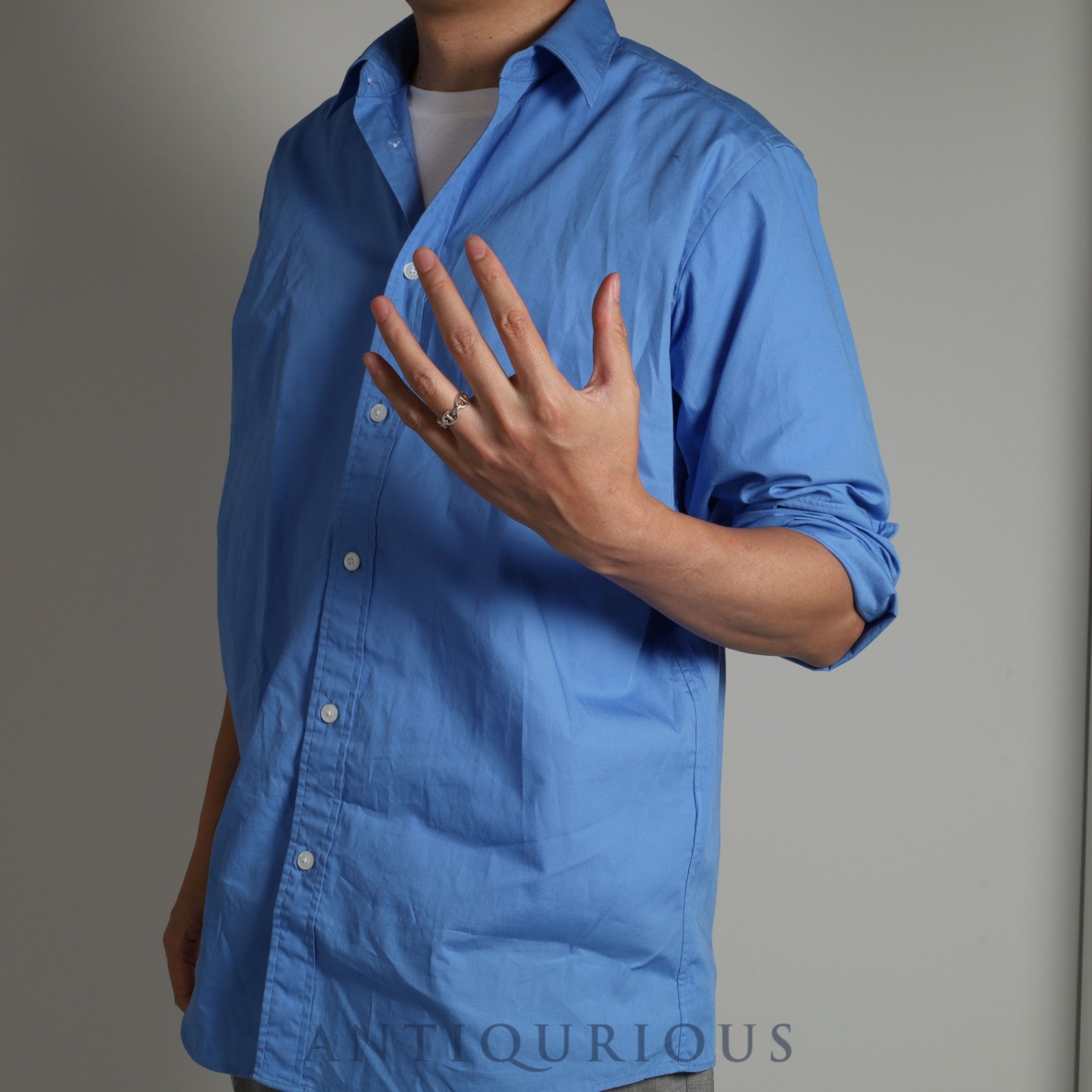 Hermes Ring Chaine d'Ancre Anchaine #55 AG925 Box Certificate