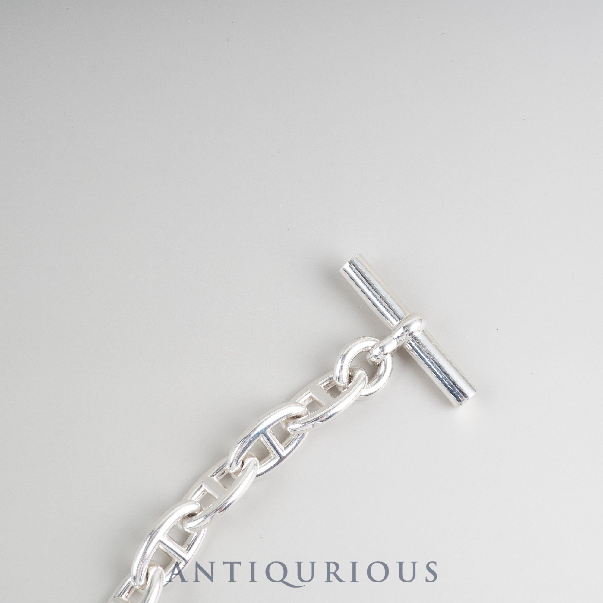 エルメス ブレスレット シェーヌダンクル GM SV925 14コマ 箱 23年刻