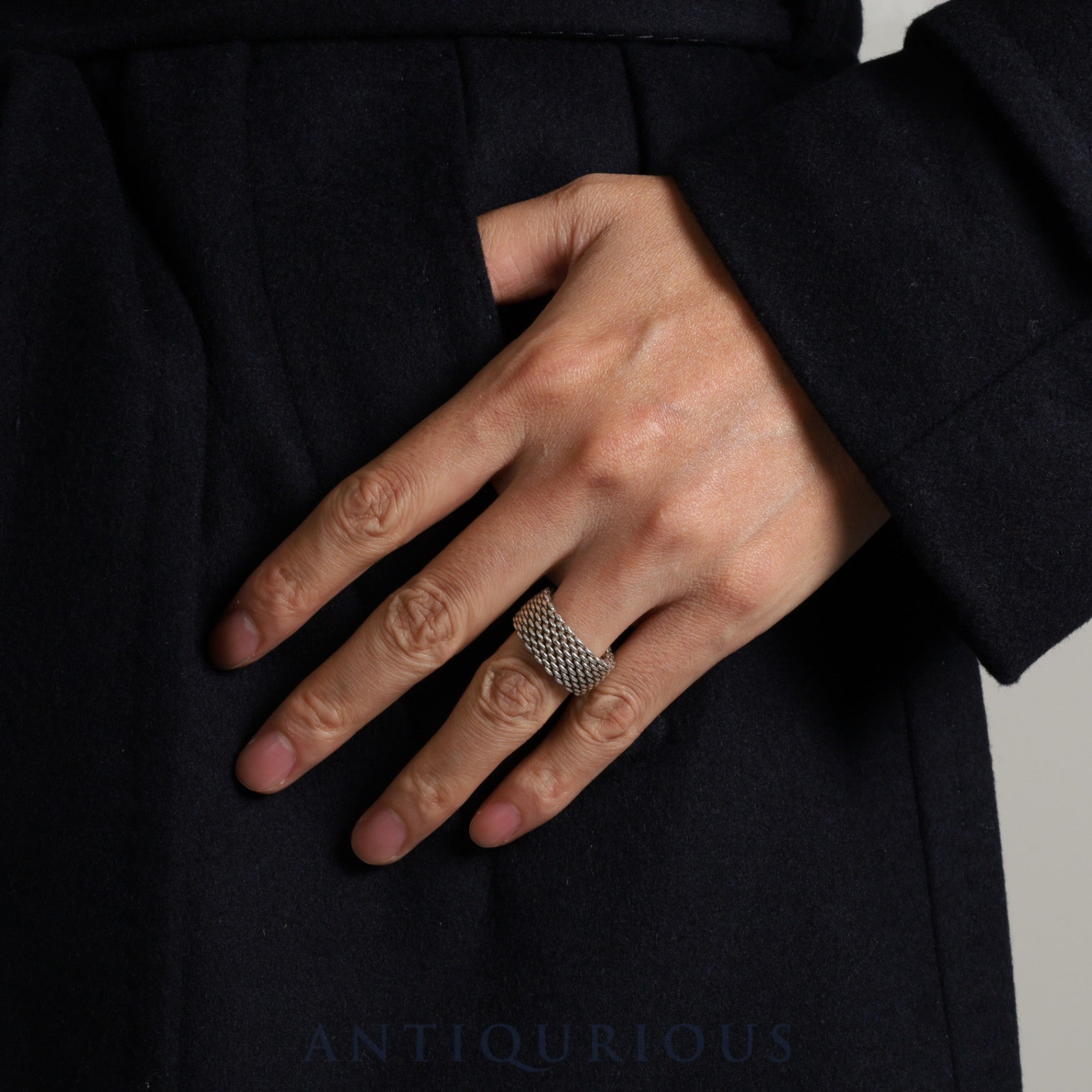 Tiffany ring Somerset SV925 size 16.5 with bag