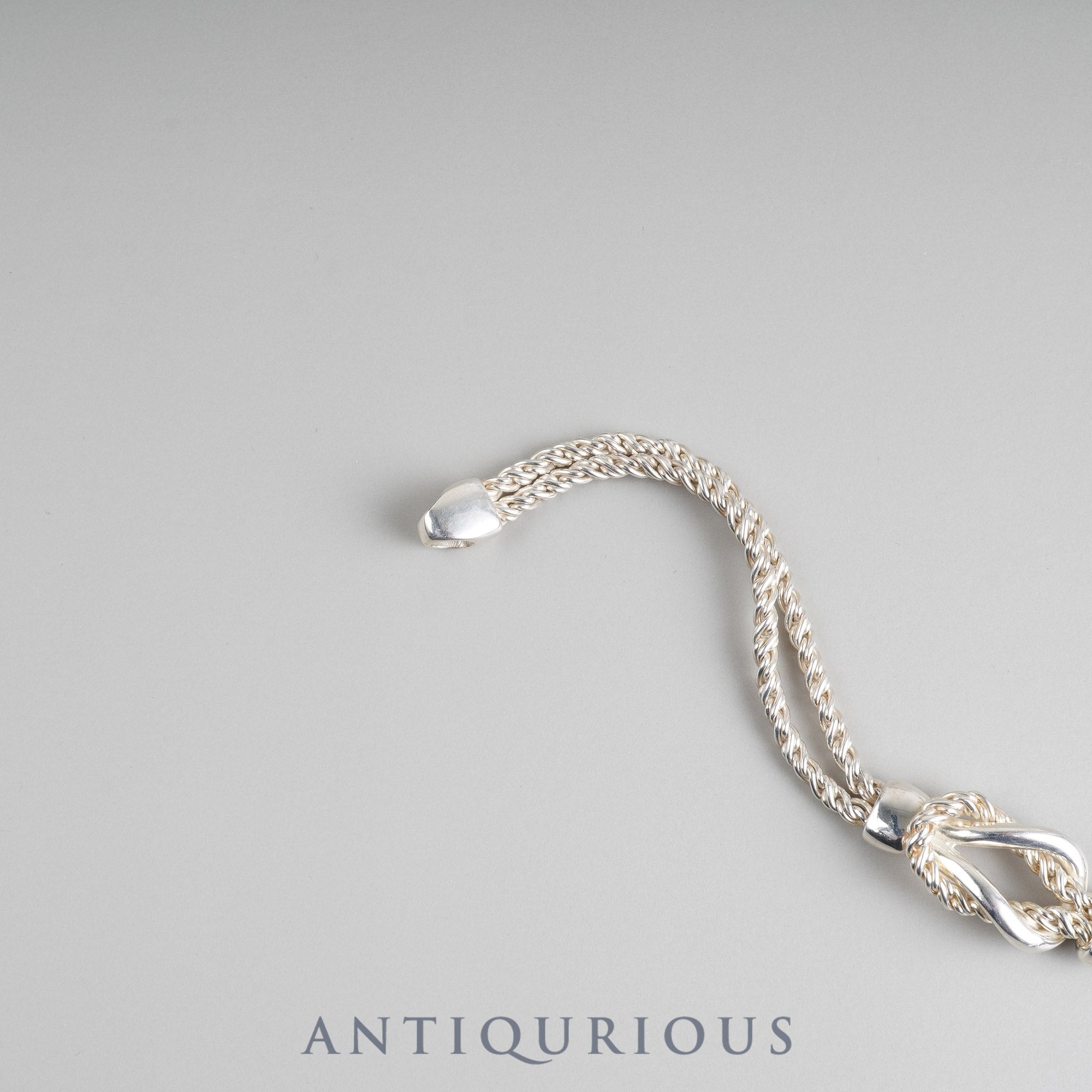 ティファニー ブレスレット センターノットダブルロープ SV925