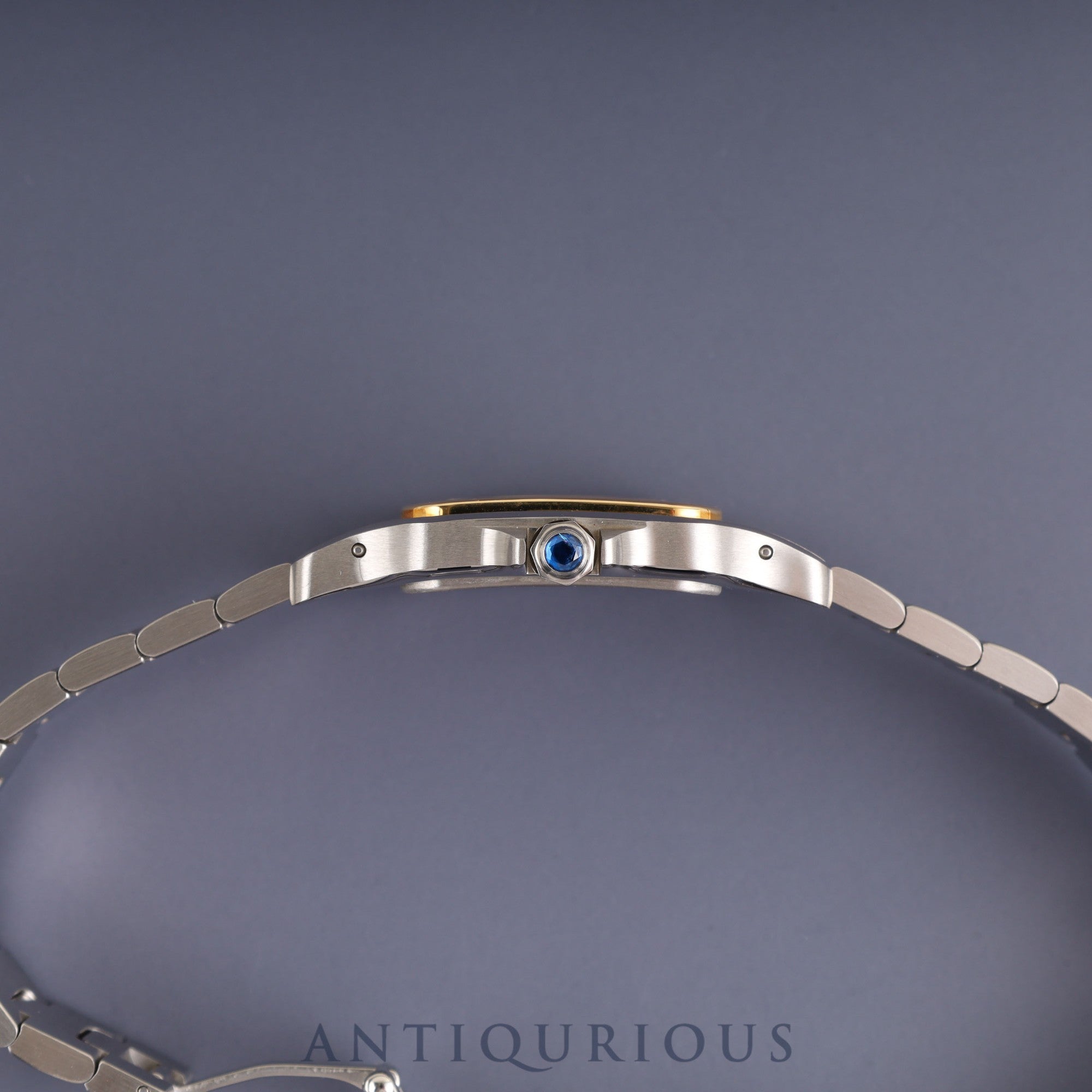 カルティエ サントス ガルベ LM W20011C4/1566 クォーツ Cal.687 SS/YG SS/YG アイボリー文字盤 箱 冊子 保証書(2006年)オーバーホール済み