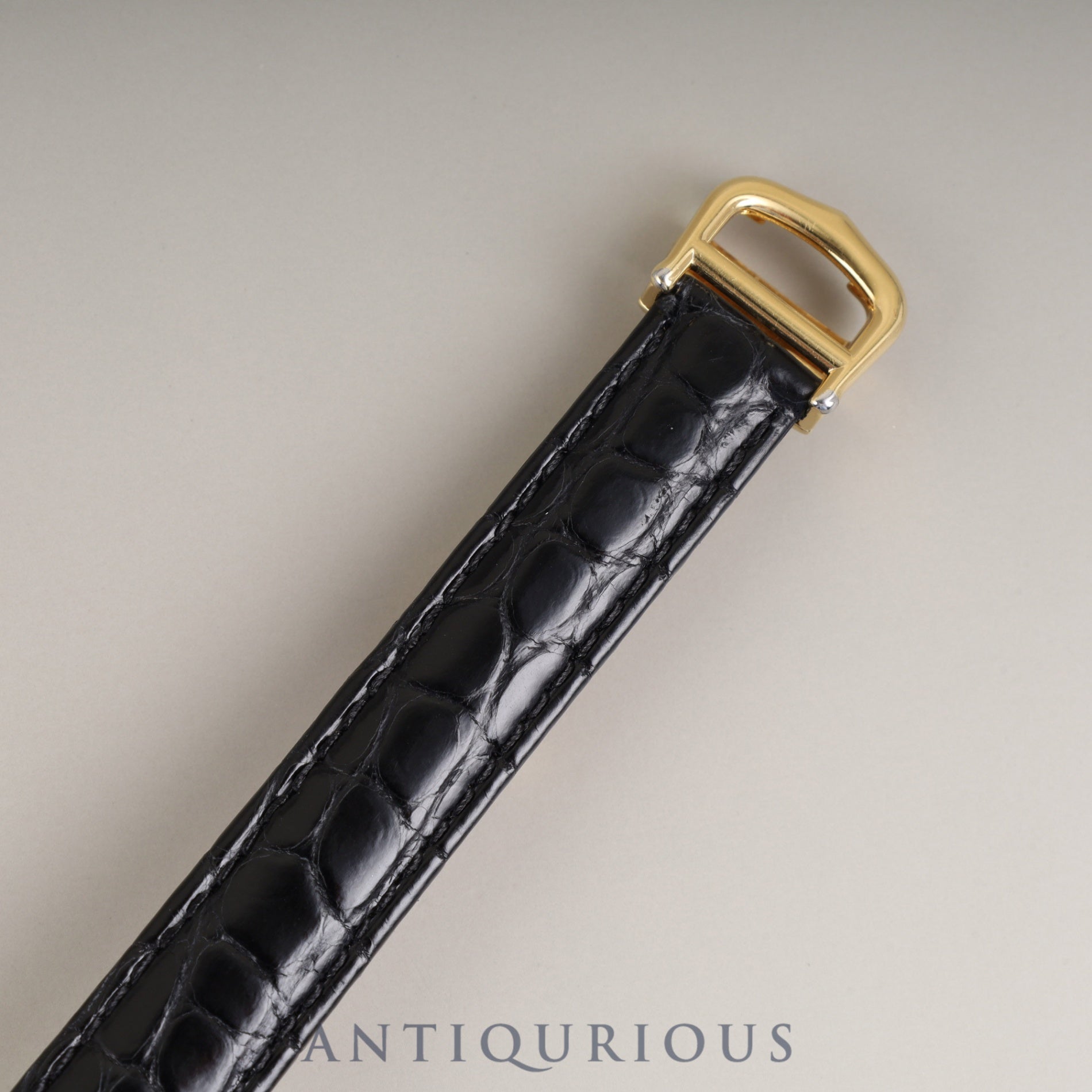 カルティエ マストタンク SM 5057001 クォーツ Cal.057 SV925 革 純正Dバックル(GP) アラビア文字盤 1982年頃~1995年頃 箱 保証書 オーバーホール済み