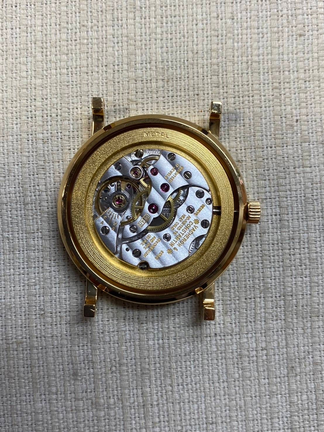 Vacheron Constantin Essential 92240/000J-4 Manual winding Cal.1014/1 YG Leather White dial Box Case Warranty card