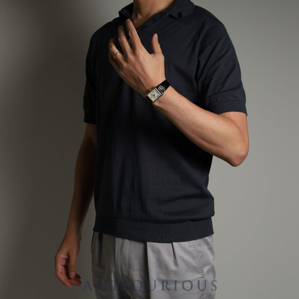 Cartier Must Tank GM (XL) Date QZ W1013754 / 2413 Cal.687 SV925 Leather Genuine Buckle (GP) White Flying Roman CC Dial