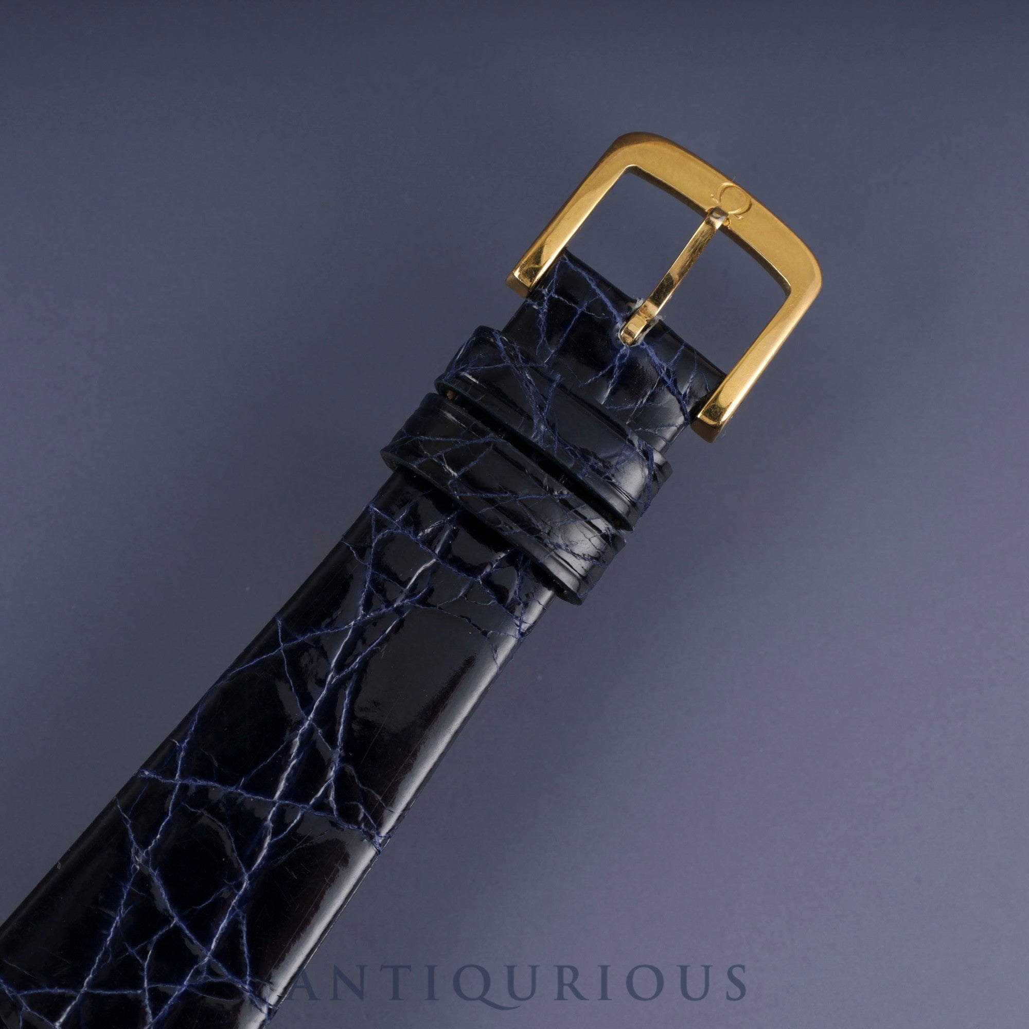 Omega De Ville 511324 Manual winding GP Leather Genuine buckle (GP) Blue dial (minor scratches on glass) Overhauled