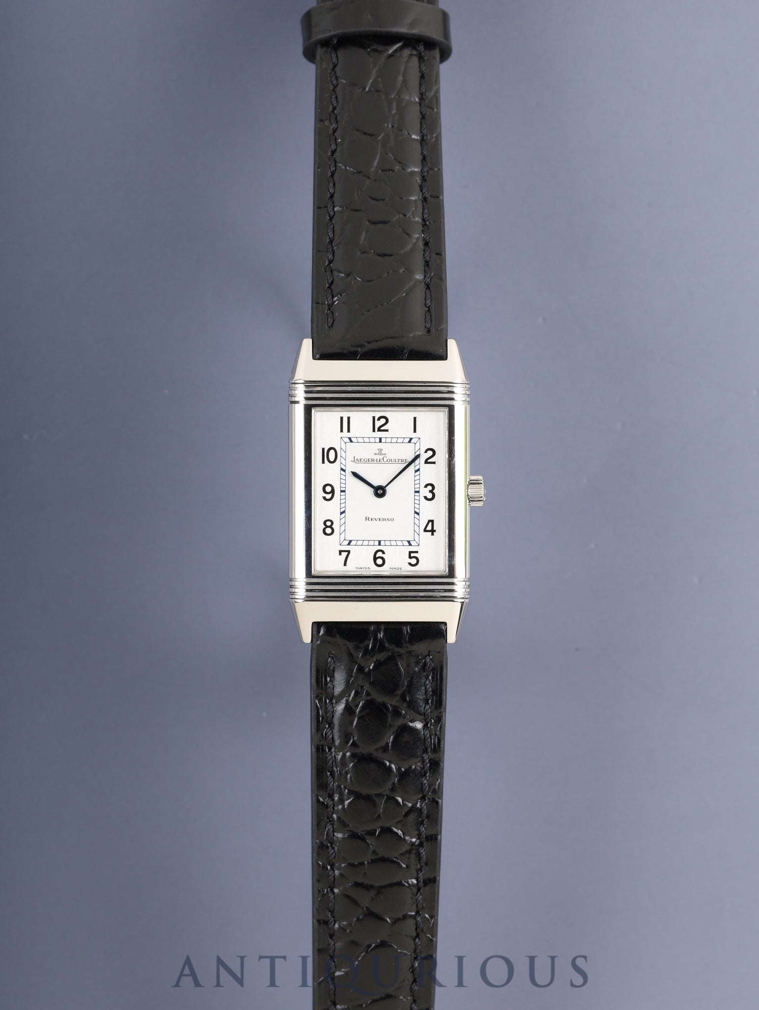 ジャガー・ルクルト レベルソ クラシック 252.8.86 / Q2508410 手巻き Cal.846/1 SS 革 純正バックル(SS) シルバーアラビア文字盤 オーバーホール済み