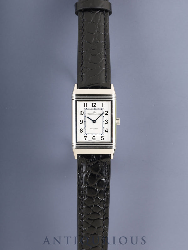 ジャガー・ルクルト レベルソ クラシック 252.8.86 / Q2508410 手巻き Cal.846/1 SS 革 純正バックル(SS) シルバーアラビア文字盤 オーバーホール済み