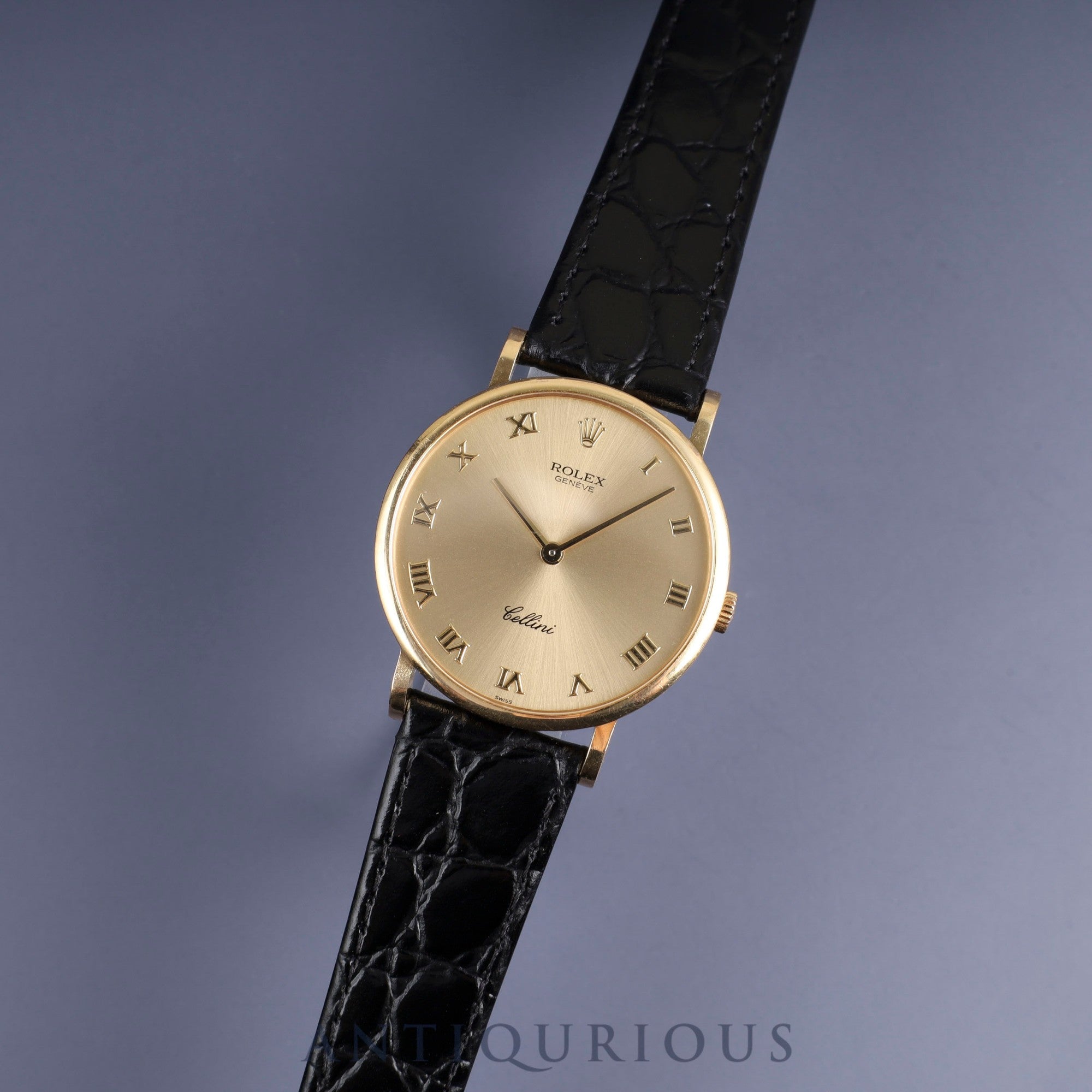 Rolex Cellini 5112 Manual winding Cal.1602 750 Leather Genuine buckle (750) Champagne dial N series (1991) Overhauled