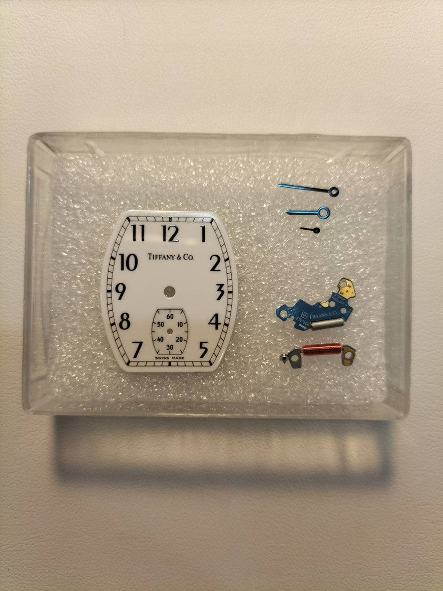 ティファニー クラシックトノー スモールセコンド 515.1018 クォーツ Cal.980-163 SS 革 純正尾錠(SS) ホワイトアラビア文字盤 オーバーホール済み