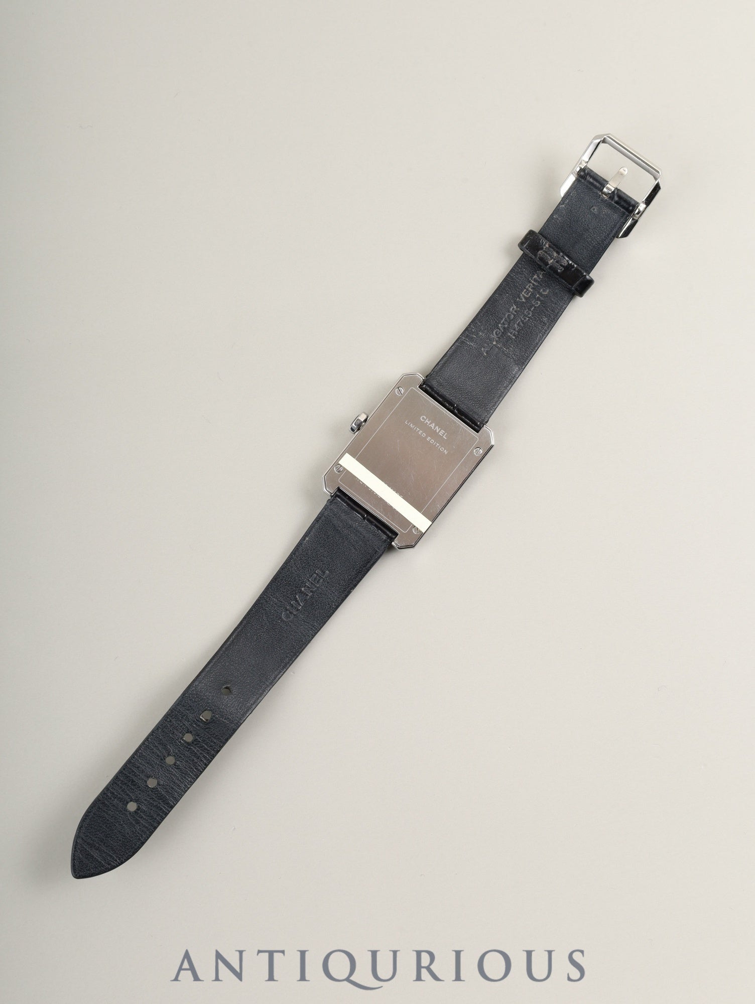 シャネル ボーイフレンド ネオツイード 世界1000本限定 H6128 クォーツ SS 純正革ベルト 純正尾錠(SS)グレー文字盤 箱 保証書(2019年)冊子 オーバーホール済み