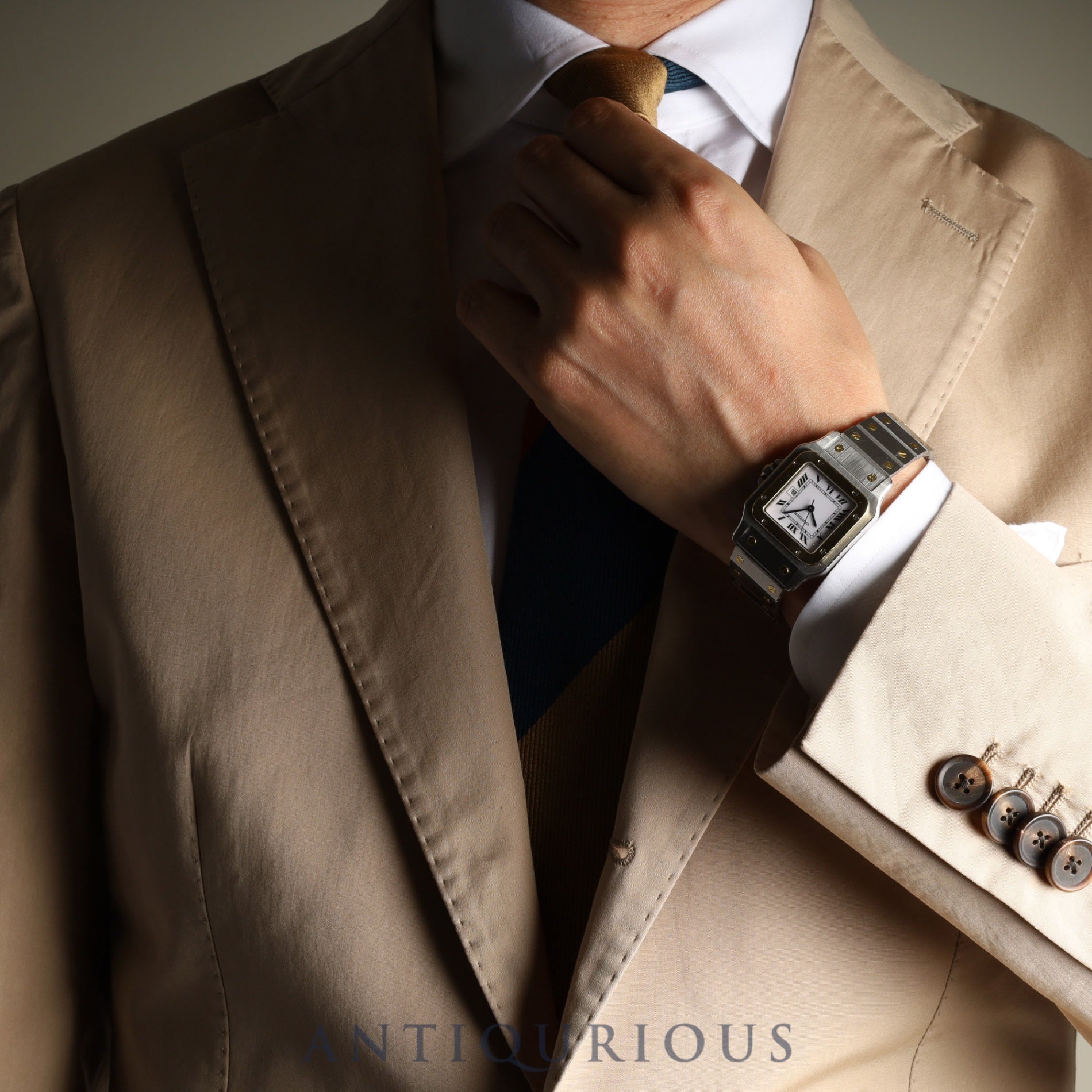 Cartier Santos Galbee LM 2961 Automatic SS/YG SS/YG White Roman dial Complete service (full maintenance) completed at Cartier boutique