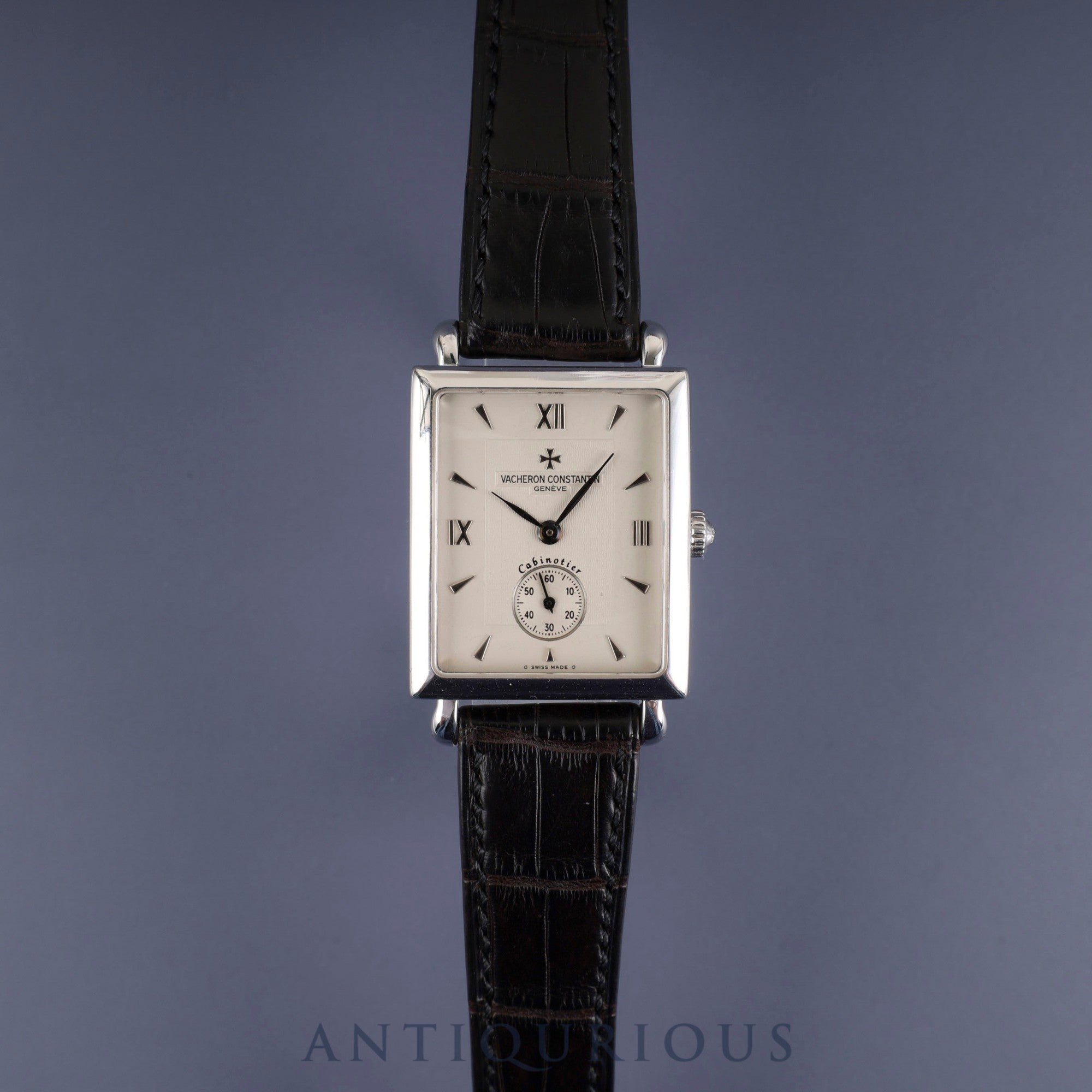 ヴァシュロン・コンスタンタン キャビノチェ 91001/000G-7 手巻き Cal.1017 750 純正革ベルト 純正尾錠(750) ホワイト文字盤 箱 ケース 冊子 保証書(1996年) オーバーホール済み