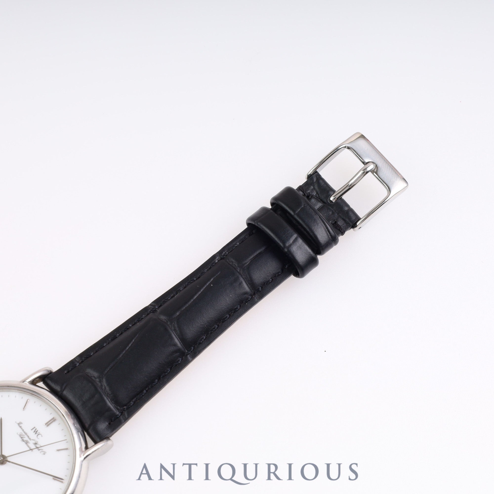 IWC ポートフィノ IW351403 自動巻き SS 革 ホワイト文字盤 アイダブリュシー