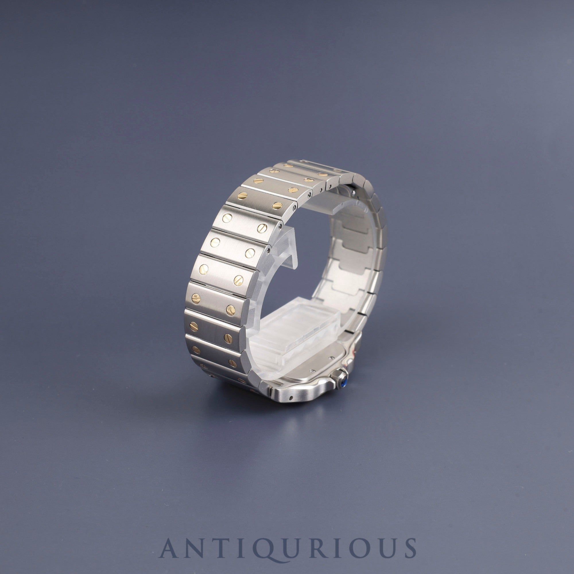 カルティエ サントス ガルベ LM W20011C4 / 1566 クォーツ SS/YG SS/YG ホワイトローマン文字盤 カルティエブティックにてコンプリートサービス済み